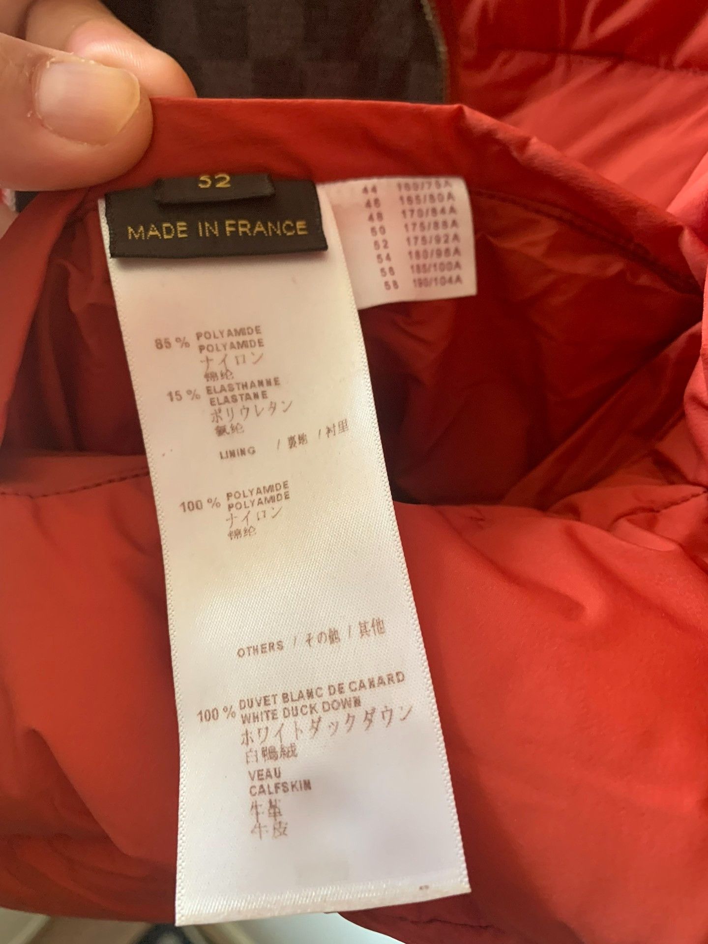 Louis Vuitton orange down vest by louis vuitton Size US L / EU 52-54 / 3 - 7 Thumbnail