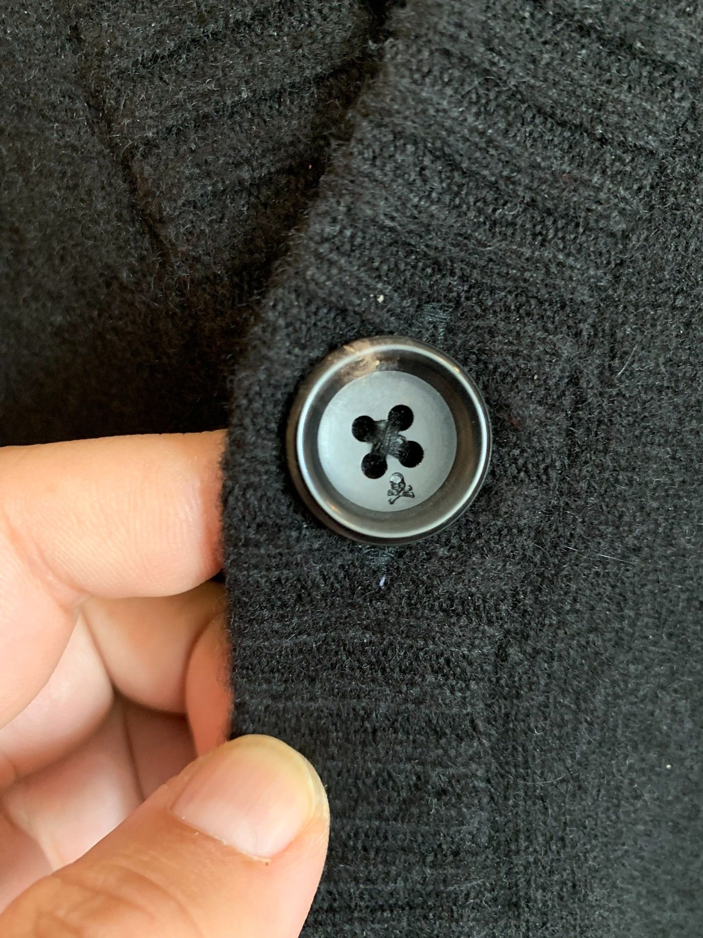 Mastermind Japan mastermind WORLD Black Cashmere Cardigan Size US M / EU 48-50 / 2 - 4 Thumbnail