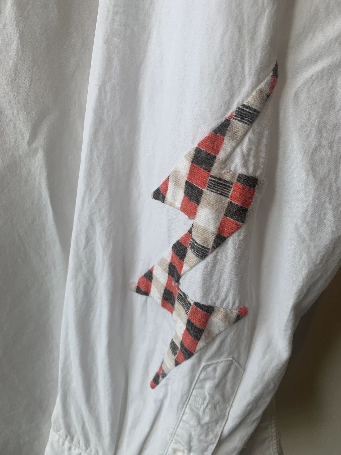 Visvim visvim Lightning Sleeve White Shirt Size US M / EU 48-50 / 2 - 3 Thumbnail