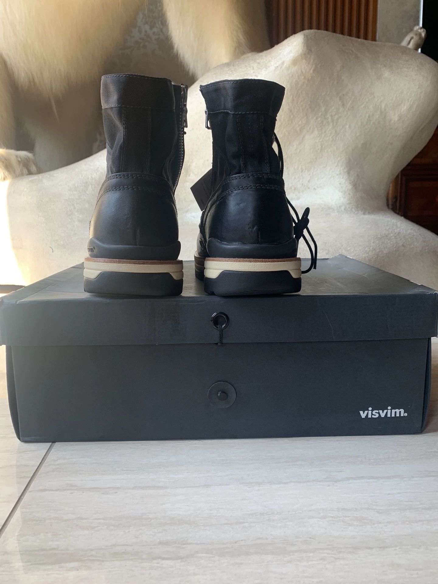 Visvim visvim X mastermind Japan black leather boots Size US 8 / EU 41 - 5 Thumbnail
