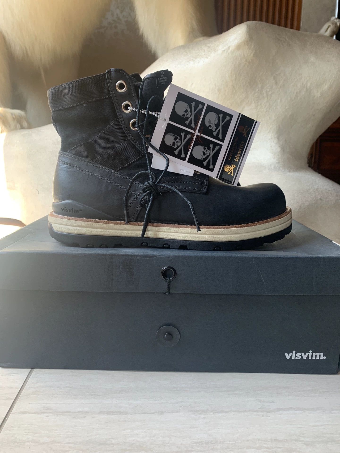 Visvim visvim X mastermind Japan black leather boots Size US 8 / EU 41 - 2 Thumbnail