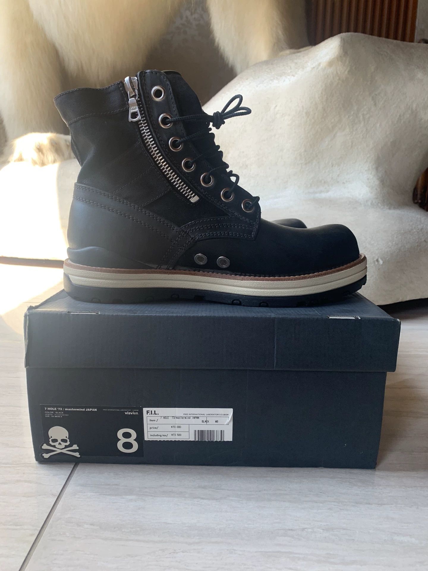 Visvim visvim X mastermind Japan black leather boots Size US 8 / EU 41 - 3 Thumbnail