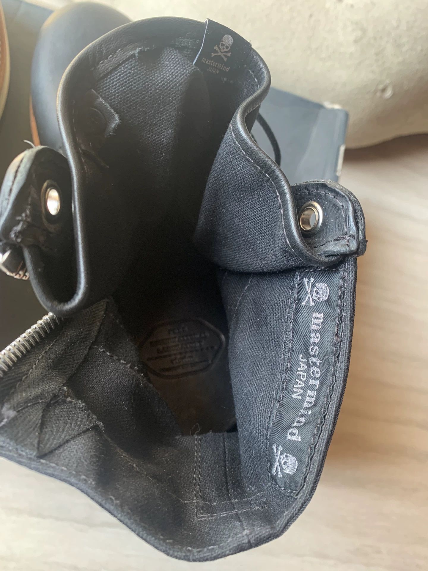 Visvim visvim X mastermind Japan black leather boots Size US 8 / EU 41 - 6 Thumbnail