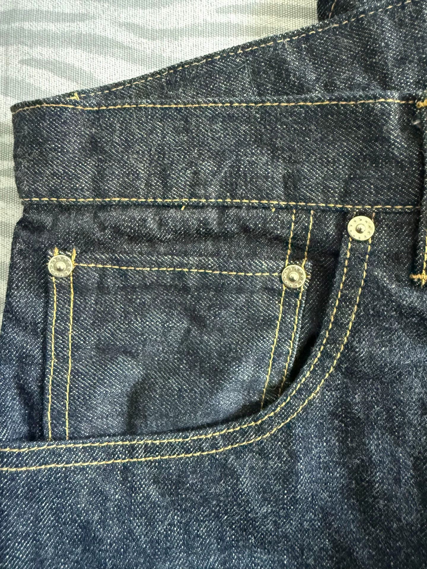 Descendant descendant raw blue denim pants Size US 34 / EU 50 - 4 Thumbnail