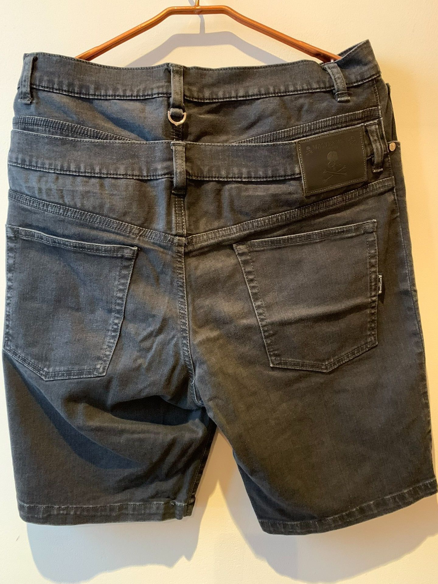 Mastermind World mastermind world black skull denim shorts Size US 34 / EU 50 - 2 Thumbnail