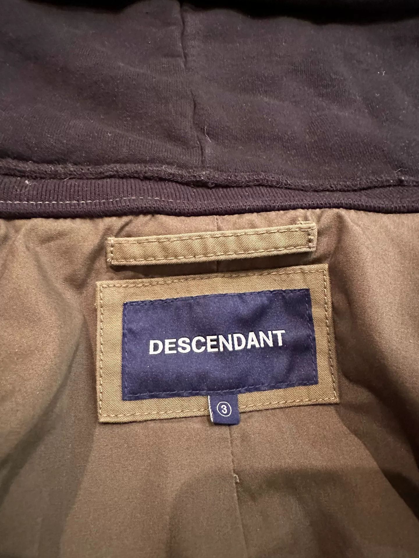 Descendant military style green hooded windbreaker coat Size US M / EU 48-50 / 2 - 5 Thumbnail
