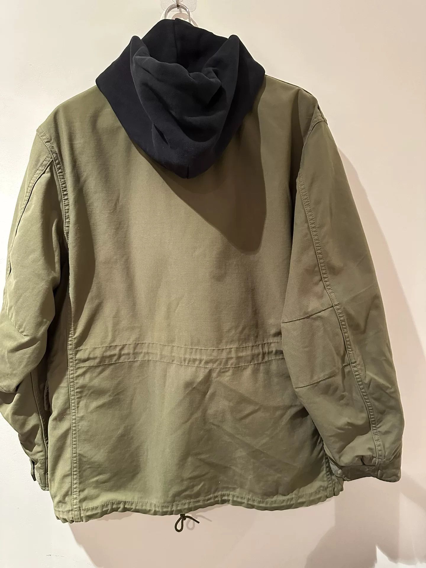 Descendant military style green hooded windbreaker coat Size US M / EU 48-50 / 2 - 2 Thumbnail
