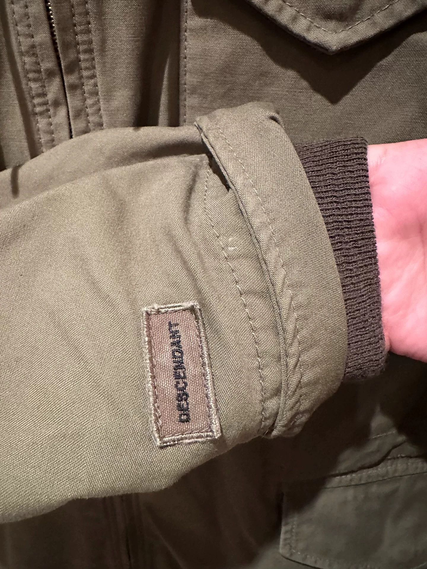 Descendant military style green hooded windbreaker coat Size US M / EU 48-50 / 2 - 4 Thumbnail