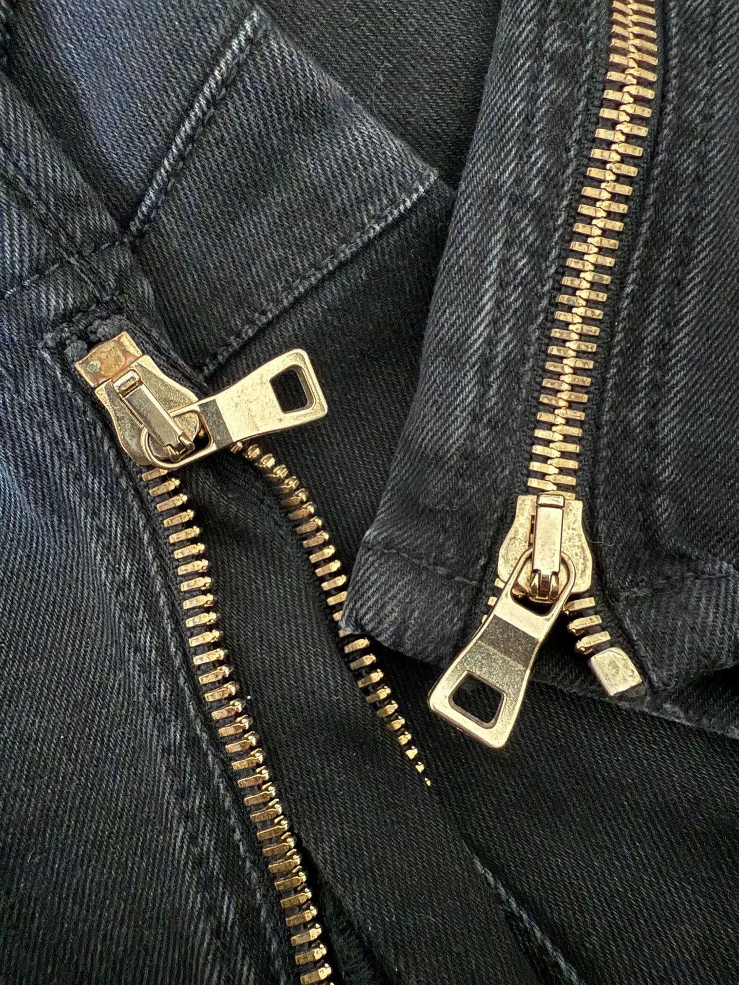 Balmain classic black gray women’s jeans by balmain Size 36" / US 14 / IT 50 - 6 Thumbnail