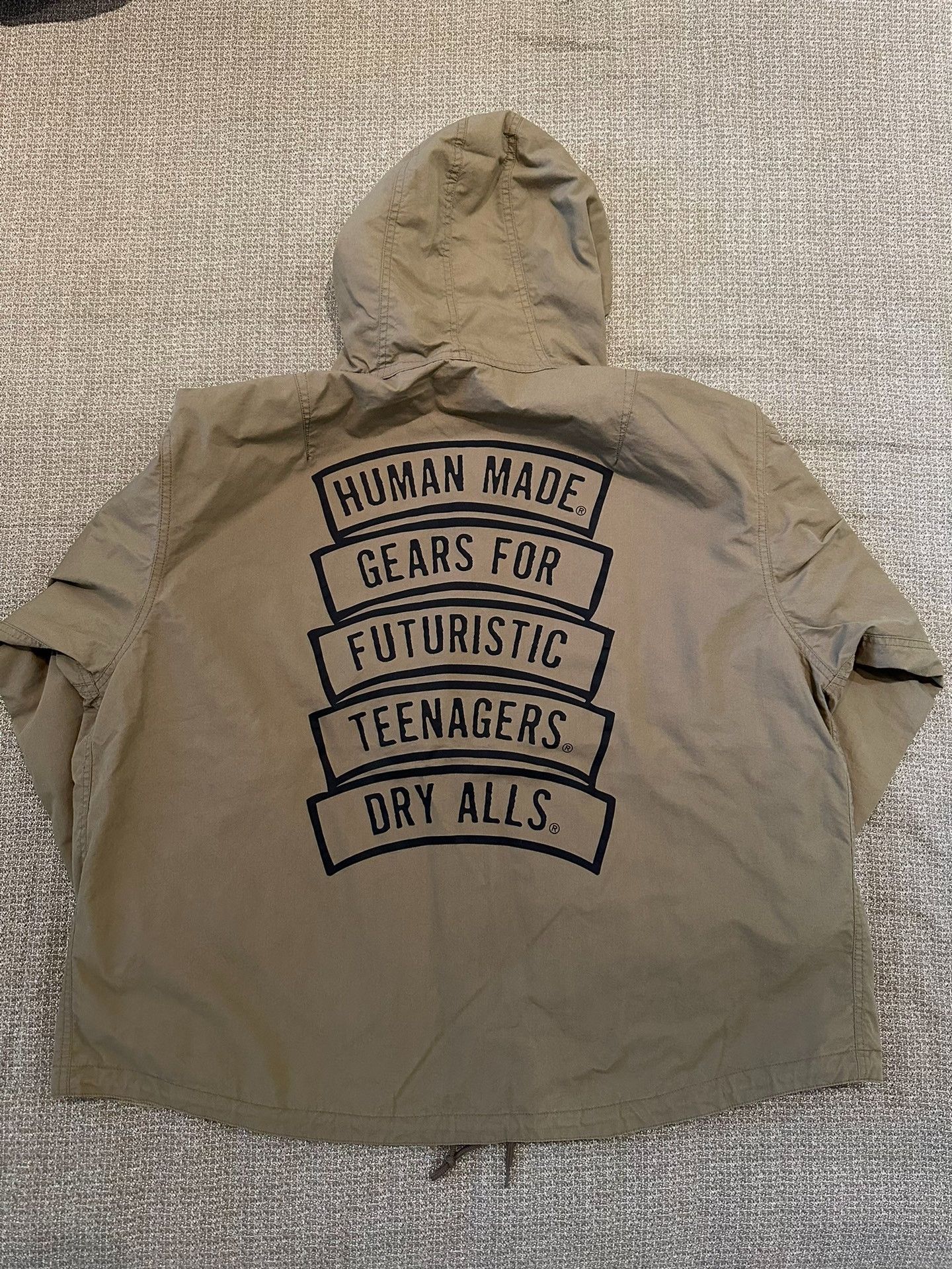 Human Made human made olive green hooded windbreaker Size US L / EU 52-54 / 3 - 4 Thumbnail