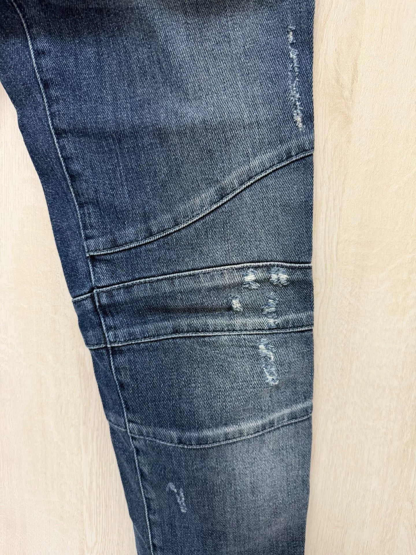 Balmain balmain classic washed blue denim pants Size 38" / US 16 / IT 52 - 4 Thumbnail