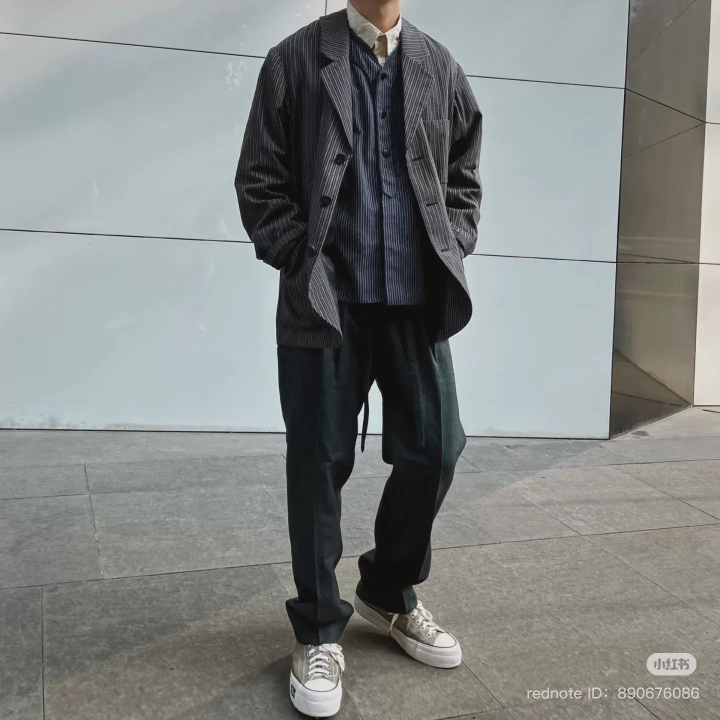 Visvim visvim new hope ii jkt santome navy stripe Size US L / EU 52-54 / 3 - 9 Thumbnail