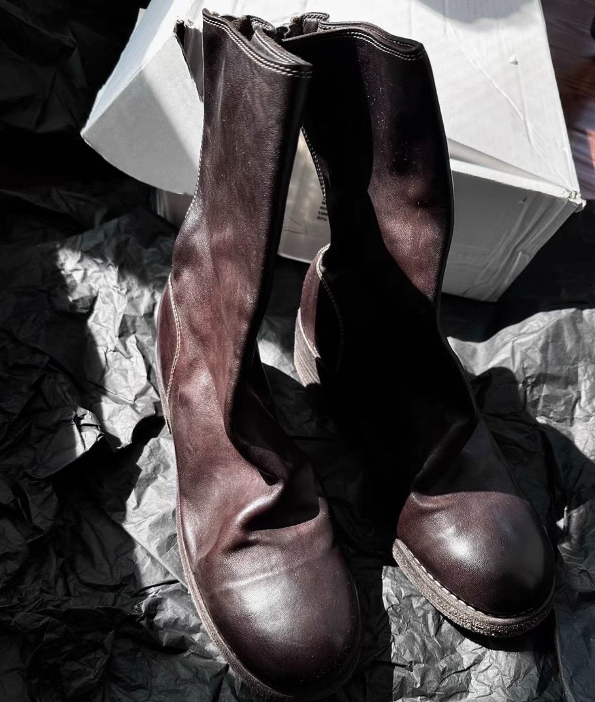Guidi guid 788z brown leather ankle boots Size US 5.5 / EU 38 - 2 Thumbnail