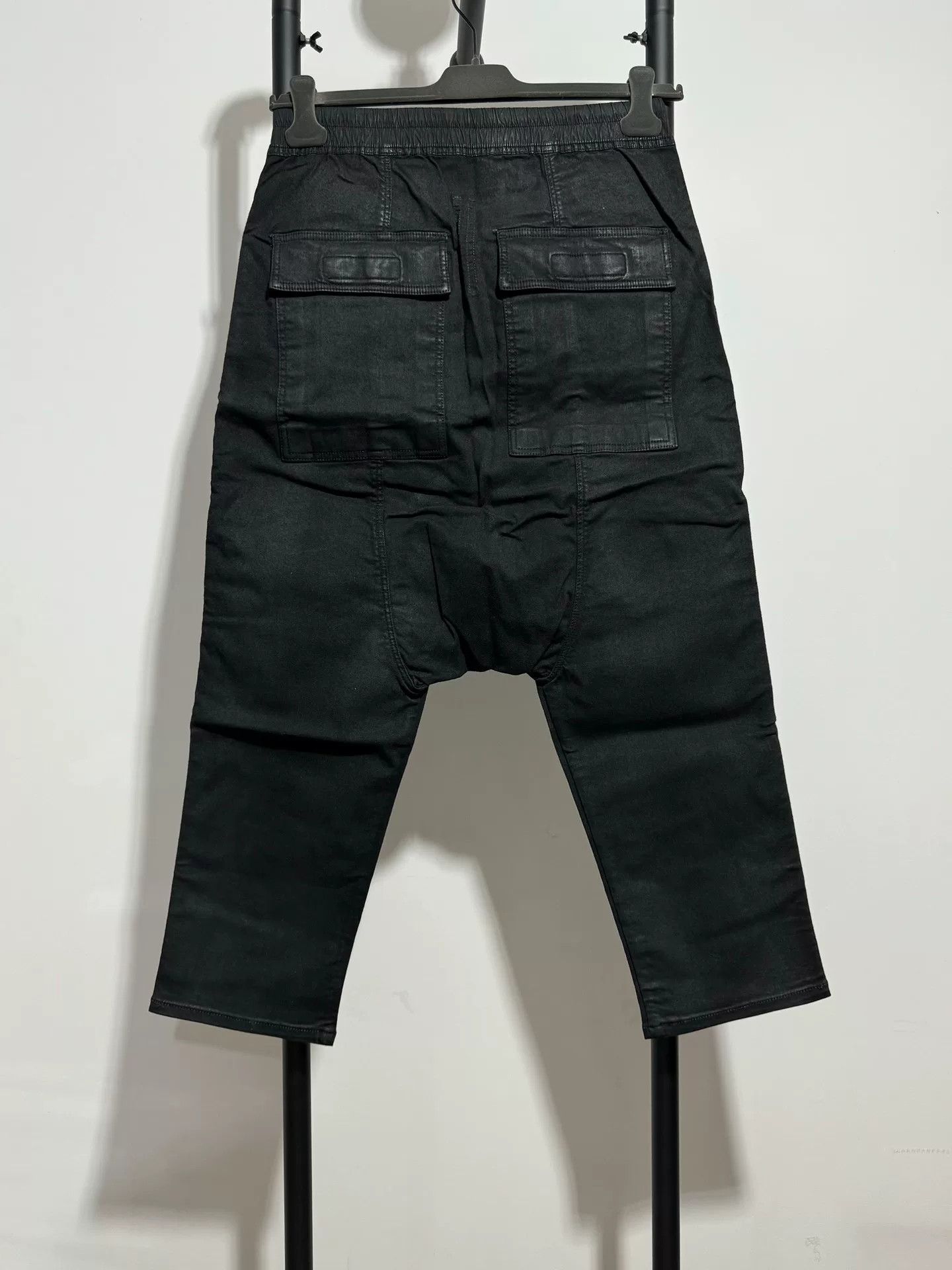 Rick Owens rick owens ro black cropped pants Size US 38 / EU 54 - 2 Thumbnail