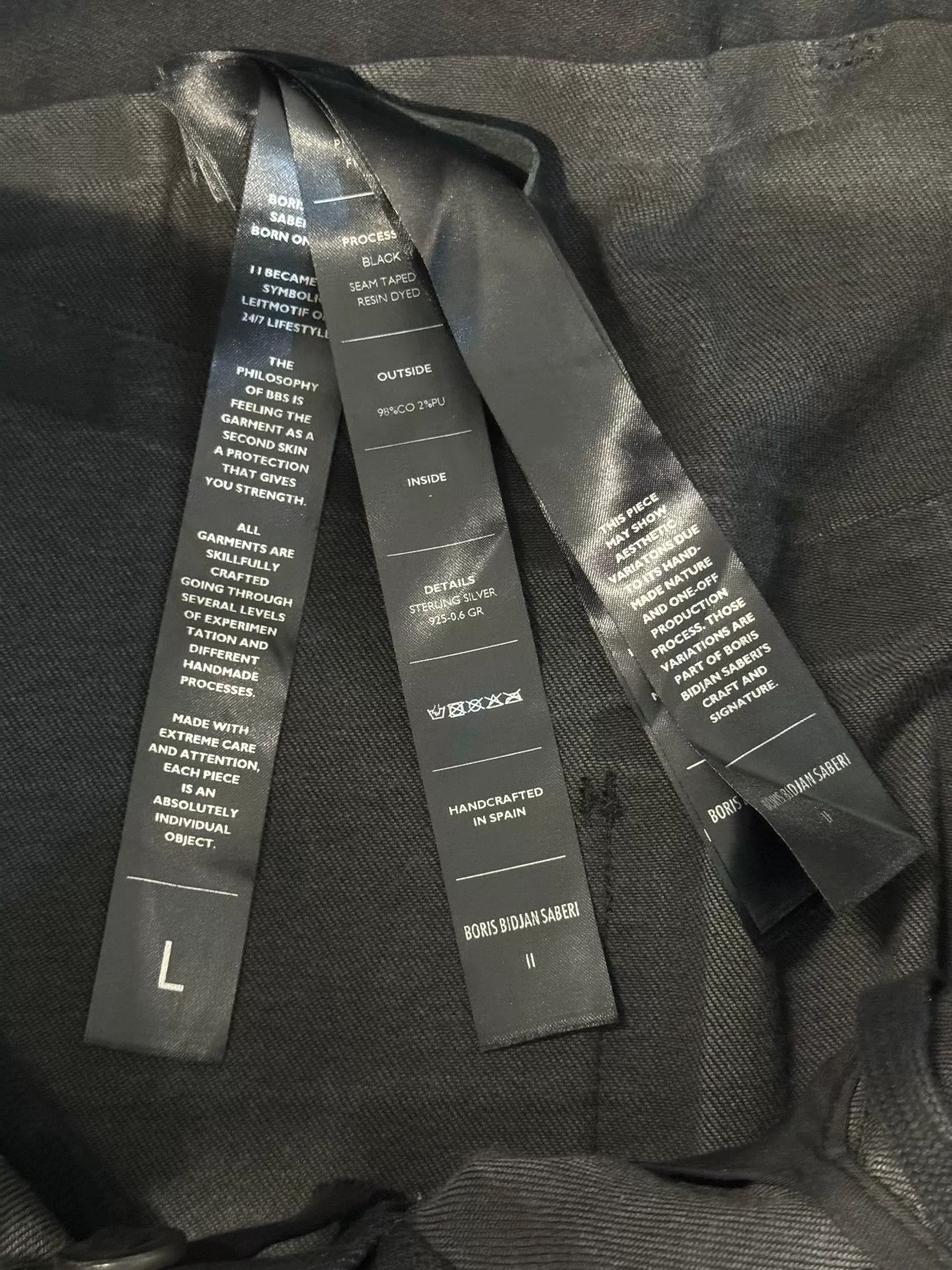Boris Bidjan Saberi boris bidjan saberi P14 long pants Size US 34 / EU 50 - 3 Thumbnail