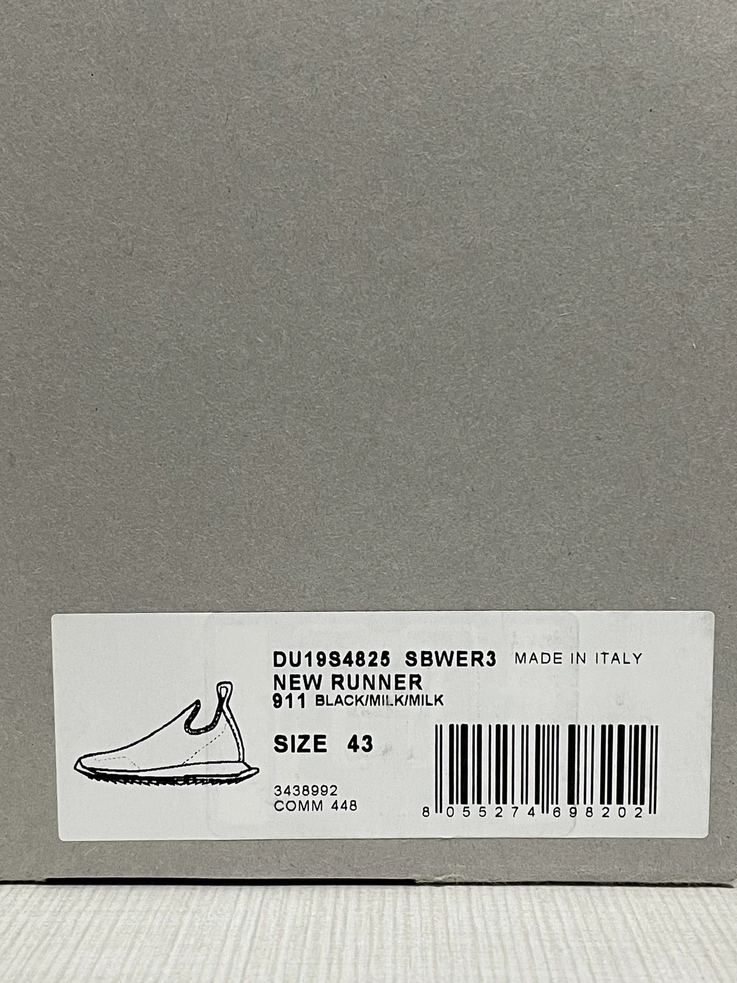 Rick Owens Drkshdw rick owens drkshdw low top sock sneakers Size US 11 / EU 44 - 6 Thumbnail