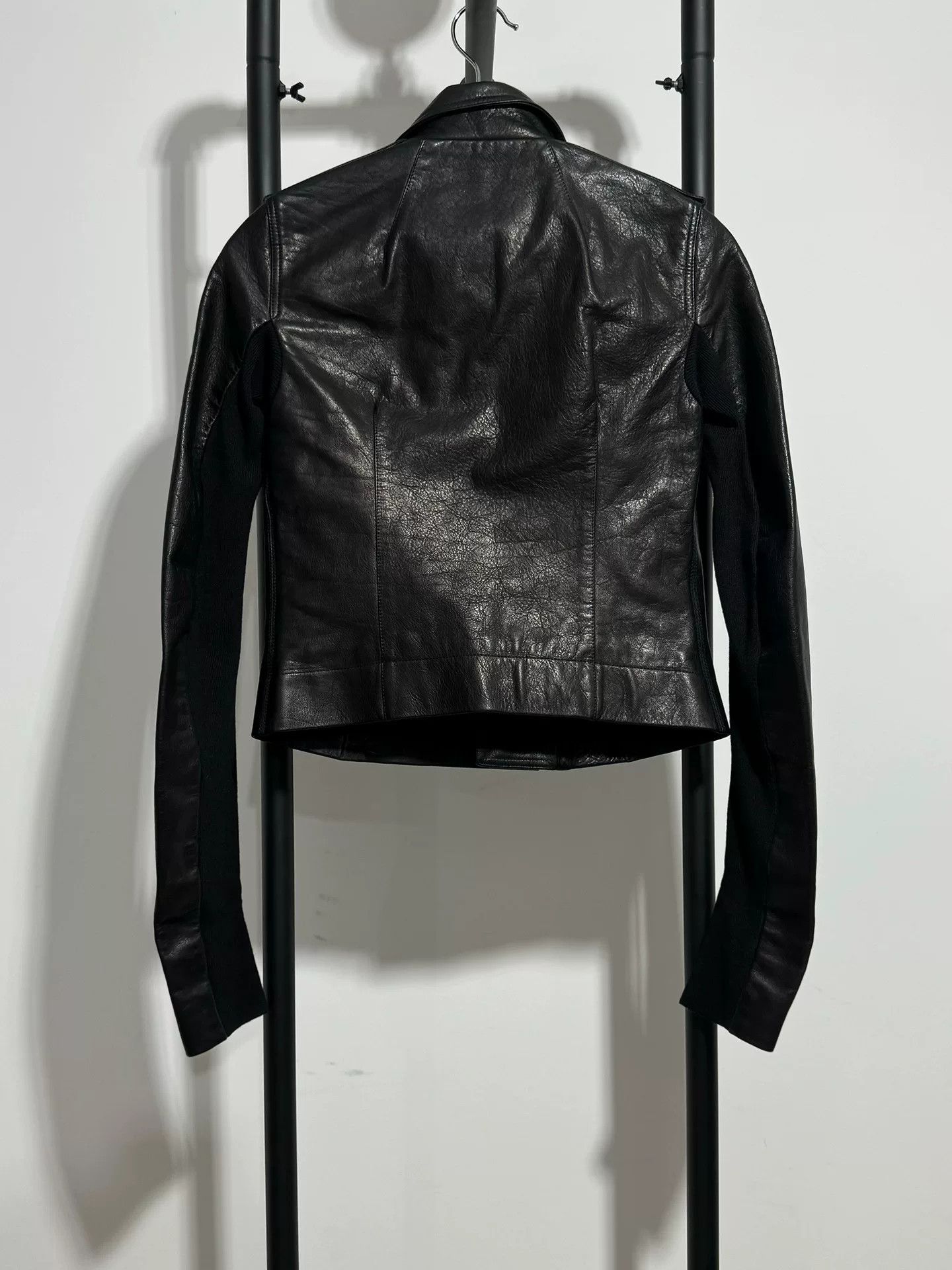 Rick Owens rick owens leather motorcycle jacket for women Size S / US 4 / IT 40 - 2 Thumbnail