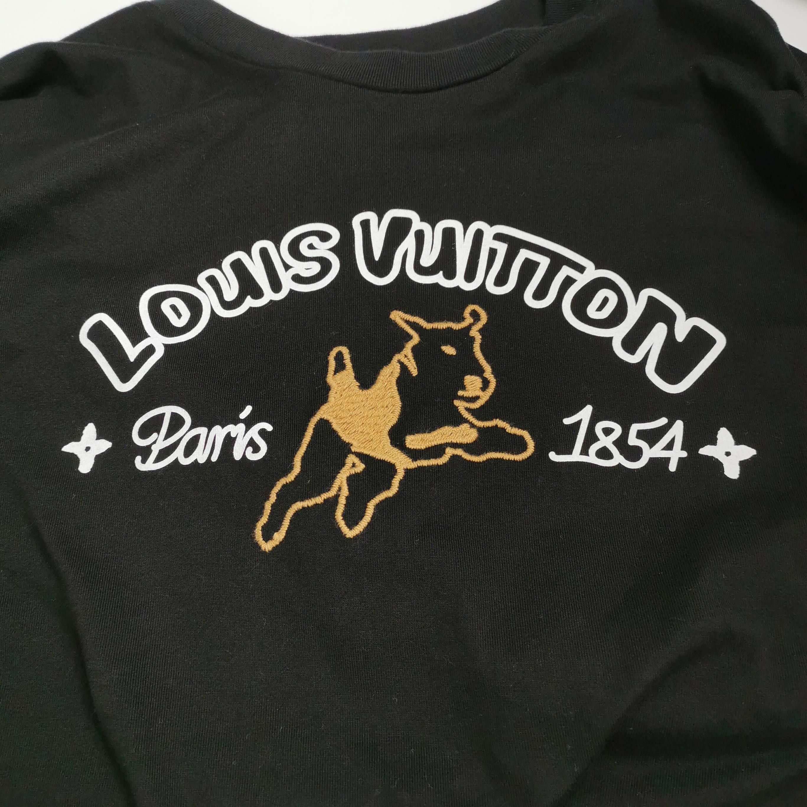 Louis Vuitton Louis Vuitton Tyler Collab Logo Dog Graphic T-Shirt M Size US M / EU 48-50 / 2 - 5 Thumbnail