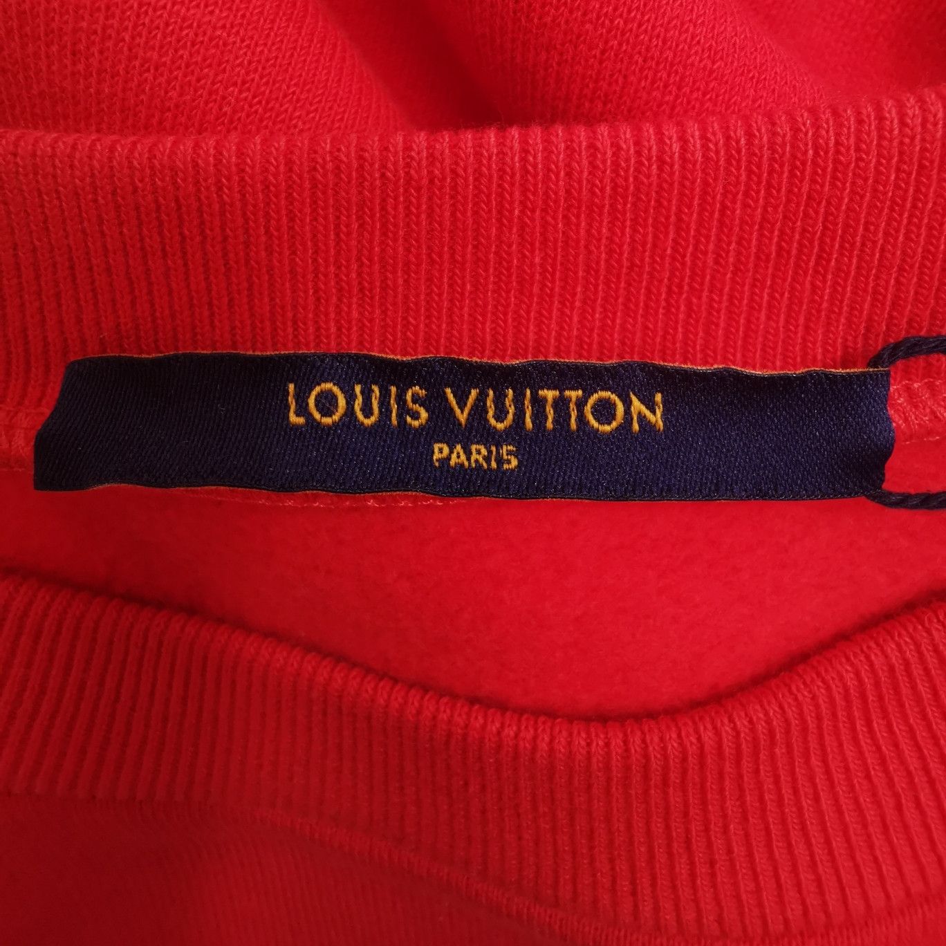 Louis Vuitton Louis Vuitton XS Red Logo Crewneck Cotton Sweatshirt Size US XS / EU 42 / 0 - 10 Thumbnail