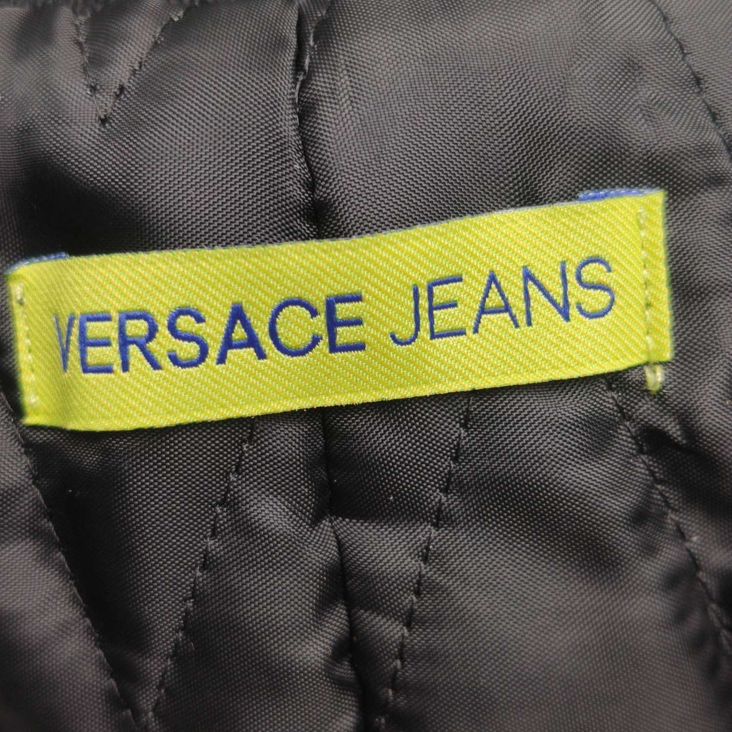 Louis Vuitton Versace Quilted Logo Leather-Sleeve Jacket M Size US M / EU 48-50 / 2 - 10 Thumbnail