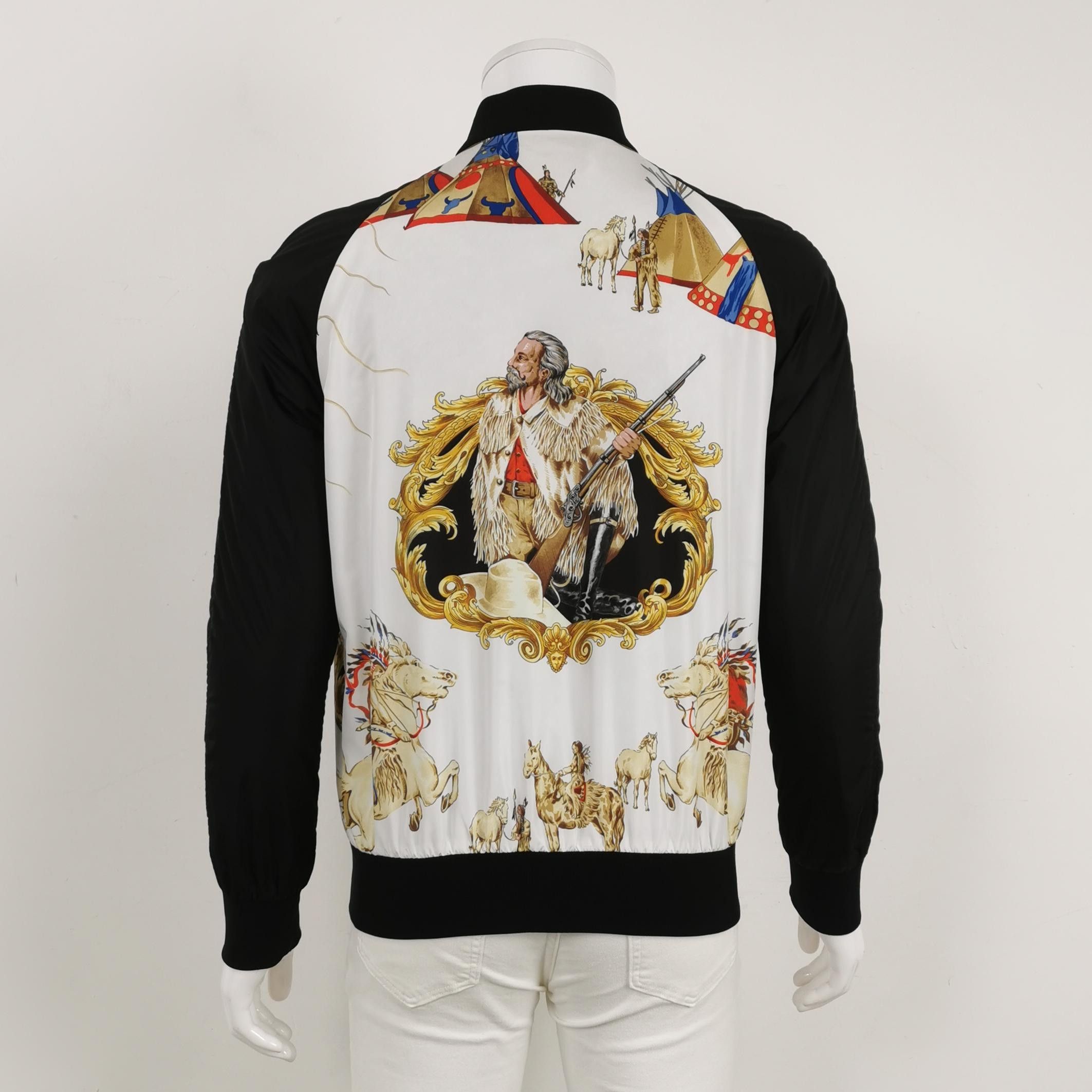 Louis Vuitton Versace Printed Zip Jacket (M/48) Size US M / EU 48-50 / 2 - 4 Thumbnail