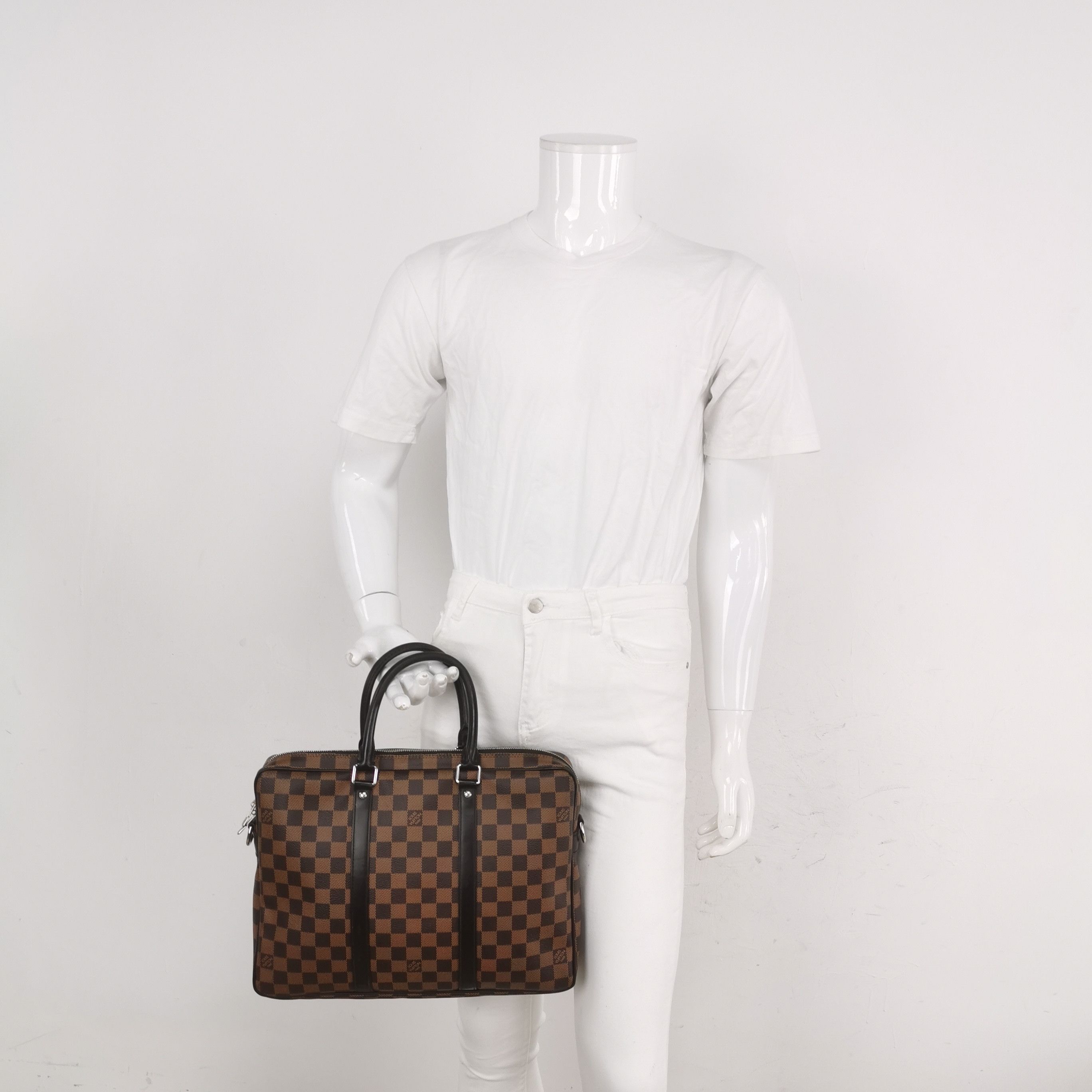 Louis Vuitton Louis Vuitton Damier Porte Documents Handbag Size ONE SIZE - 3 Thumbnail