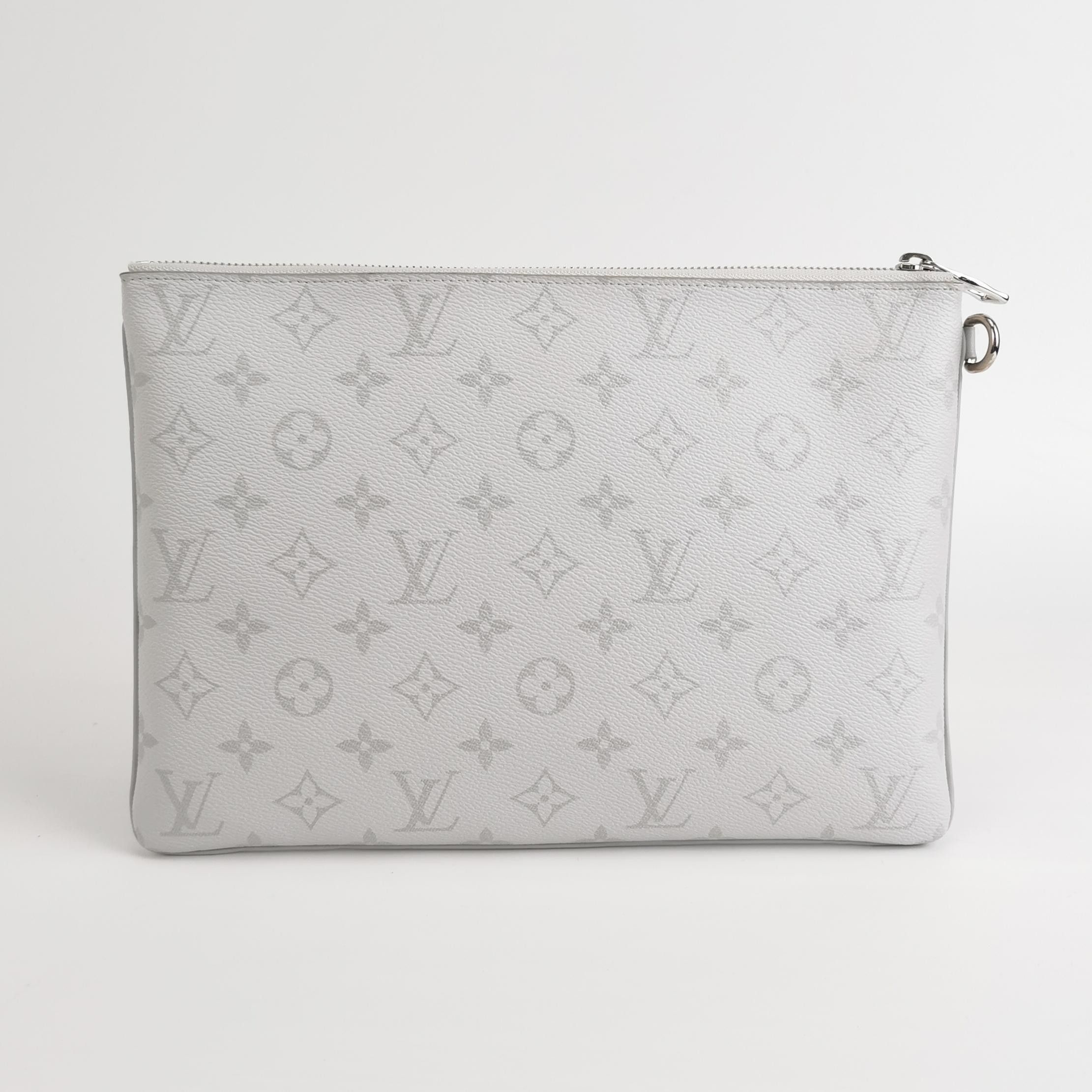 Louis Vuitton Louis Vuitton Pochette Voyage Gray Monogram Clutch Size ONE SIZE - 8 Thumbnail