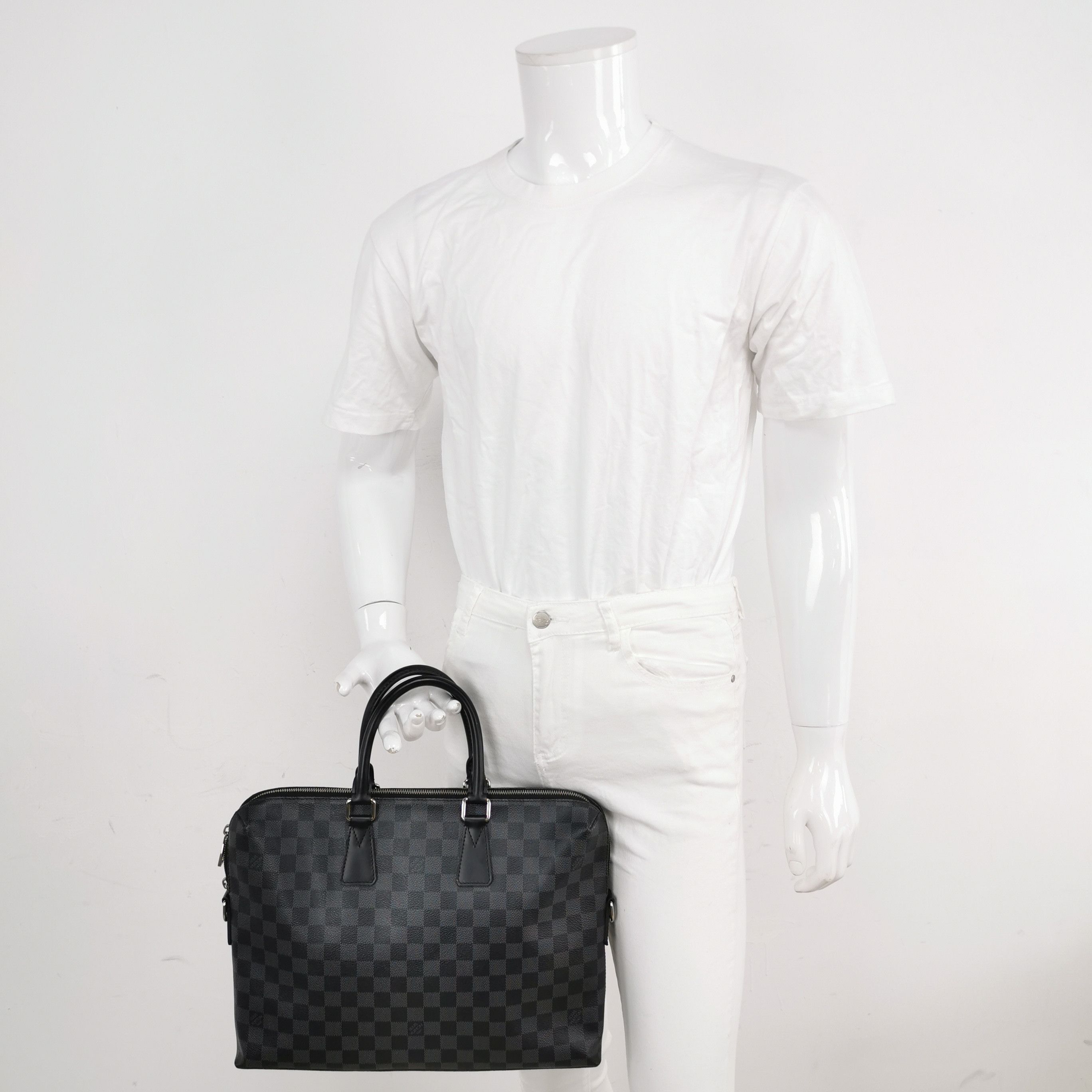 Louis Vuitton Louis Vuitton Damier Graphite Porte Documents Briefcase Size ONE SIZE - 3 Thumbnail