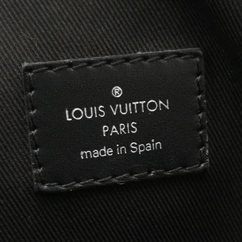 Louis Vuitton Louis Vuitton Large Black Leather Structured Handbag Size ONE SIZE - 15 Thumbnail