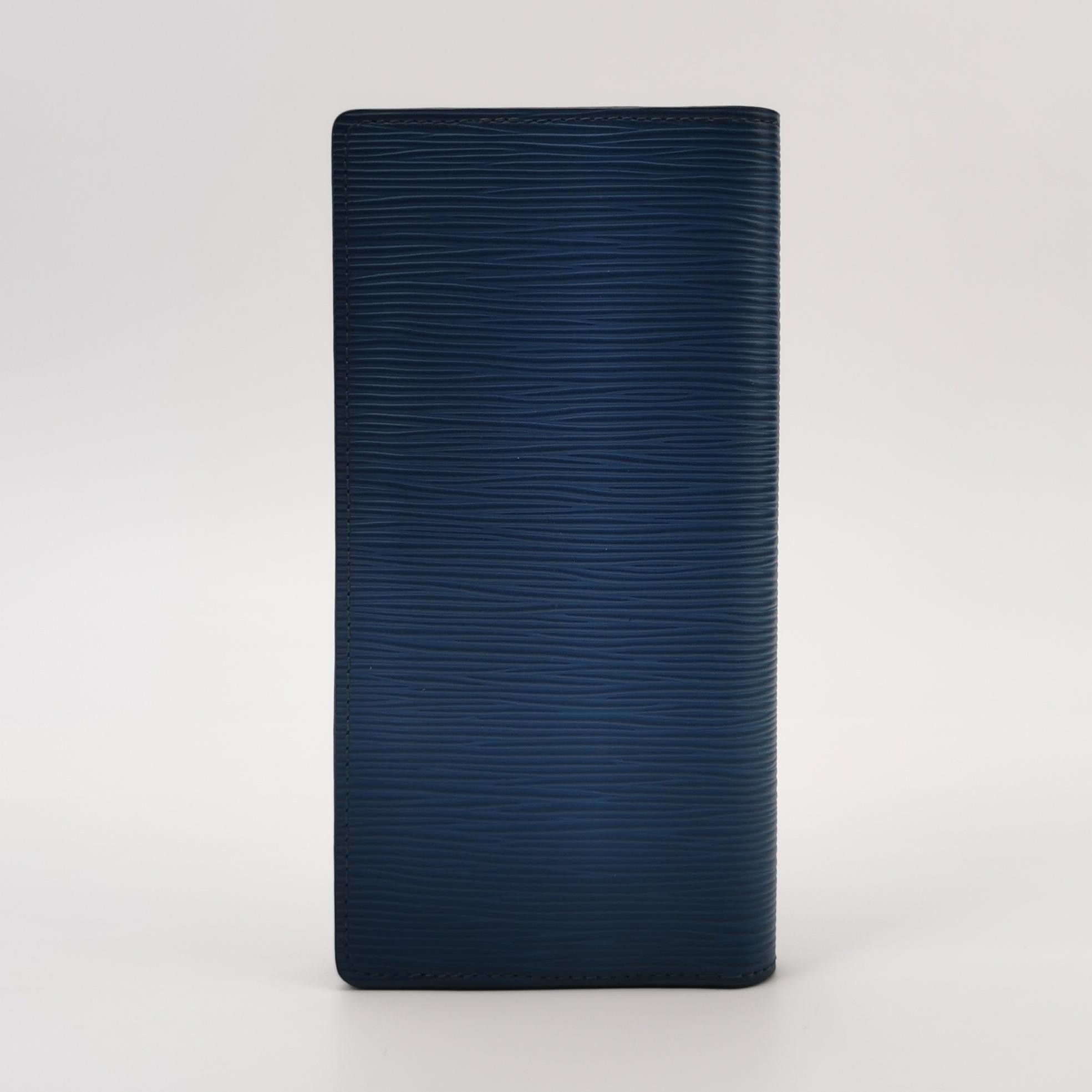 Louis Vuitton Louis Vuitton Brazza Blue Epi Leather Bifold Wallet Size ONE SIZE - 8 Thumbnail