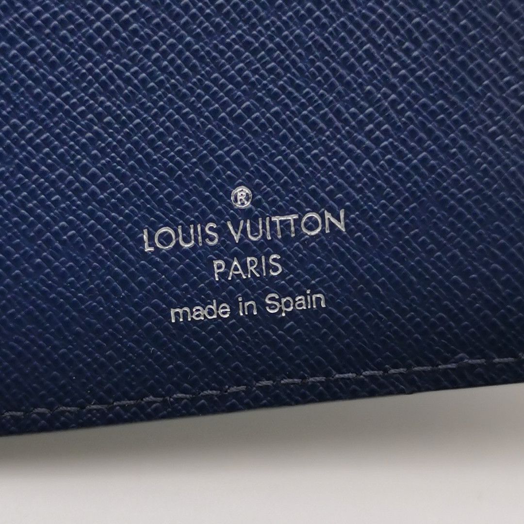 Louis Vuitton Louis Vuitton Brazza Blue Epi Leather Bifold Wallet Size ONE SIZE - 13 Thumbnail