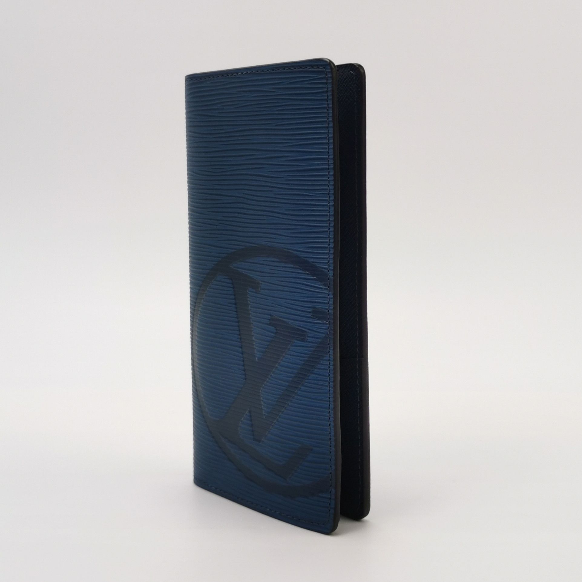 Louis Vuitton Louis Vuitton Brazza Blue Epi Leather Bifold Wallet Size ONE SIZE - 4 Thumbnail
