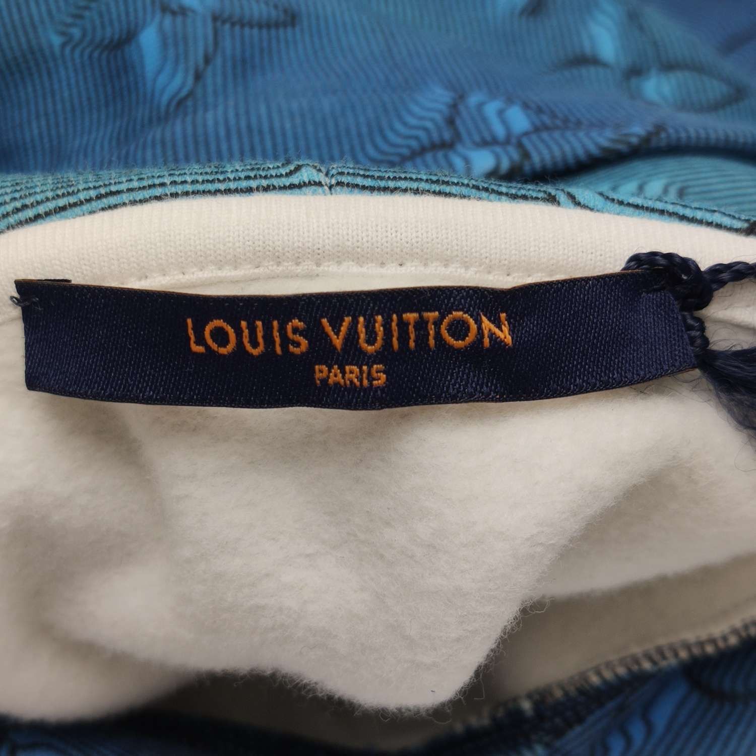 Louis Vuitton Louis Vuitton Blue Monogram Hoodie L Size US L / EU 52-54 / 3 - 9 Thumbnail