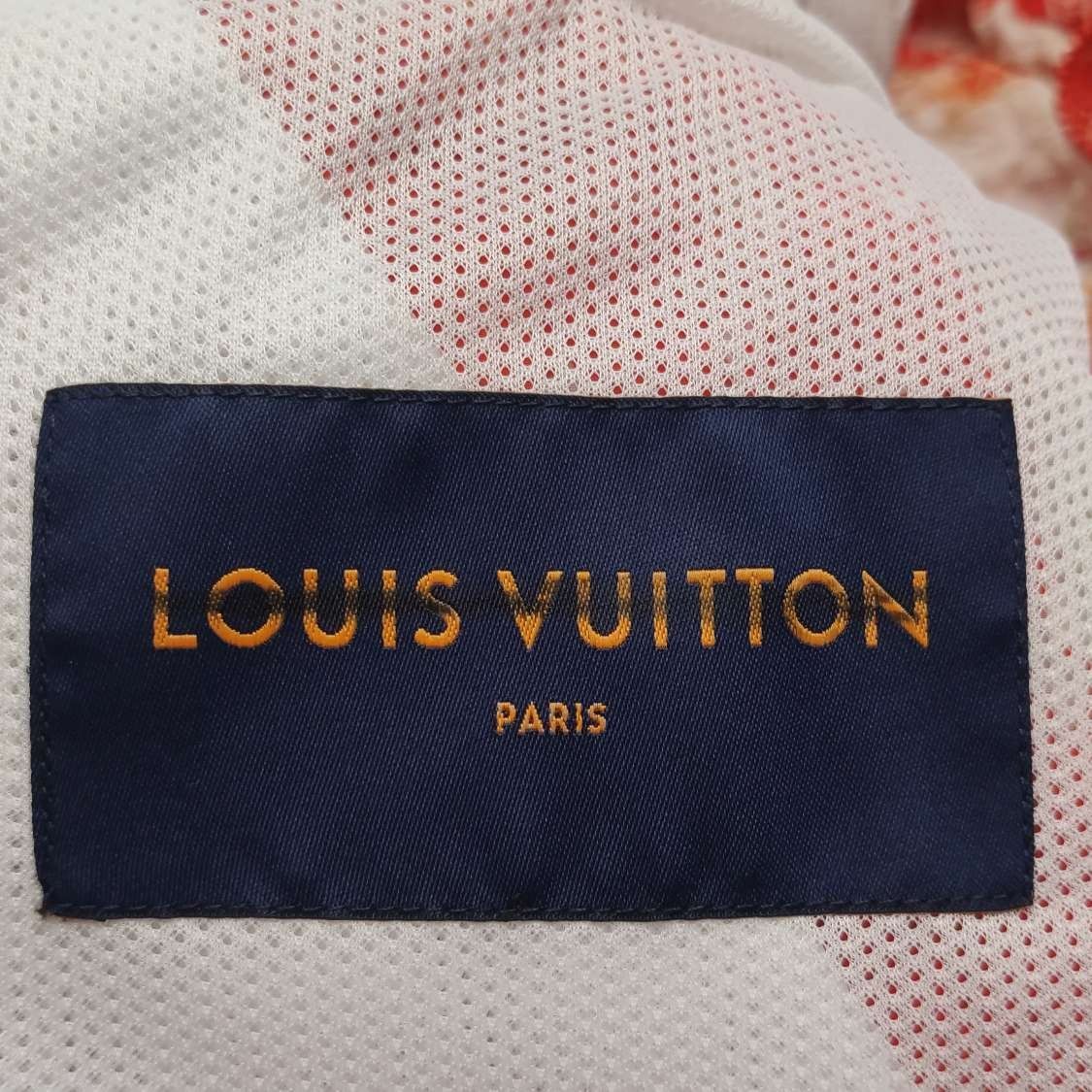 Louis Vuitton Louis Vuitton Orange Multi-Pattern Zip Hooded Jacket Size US S / EU 44-46 / 1 - 8 Thumbnail