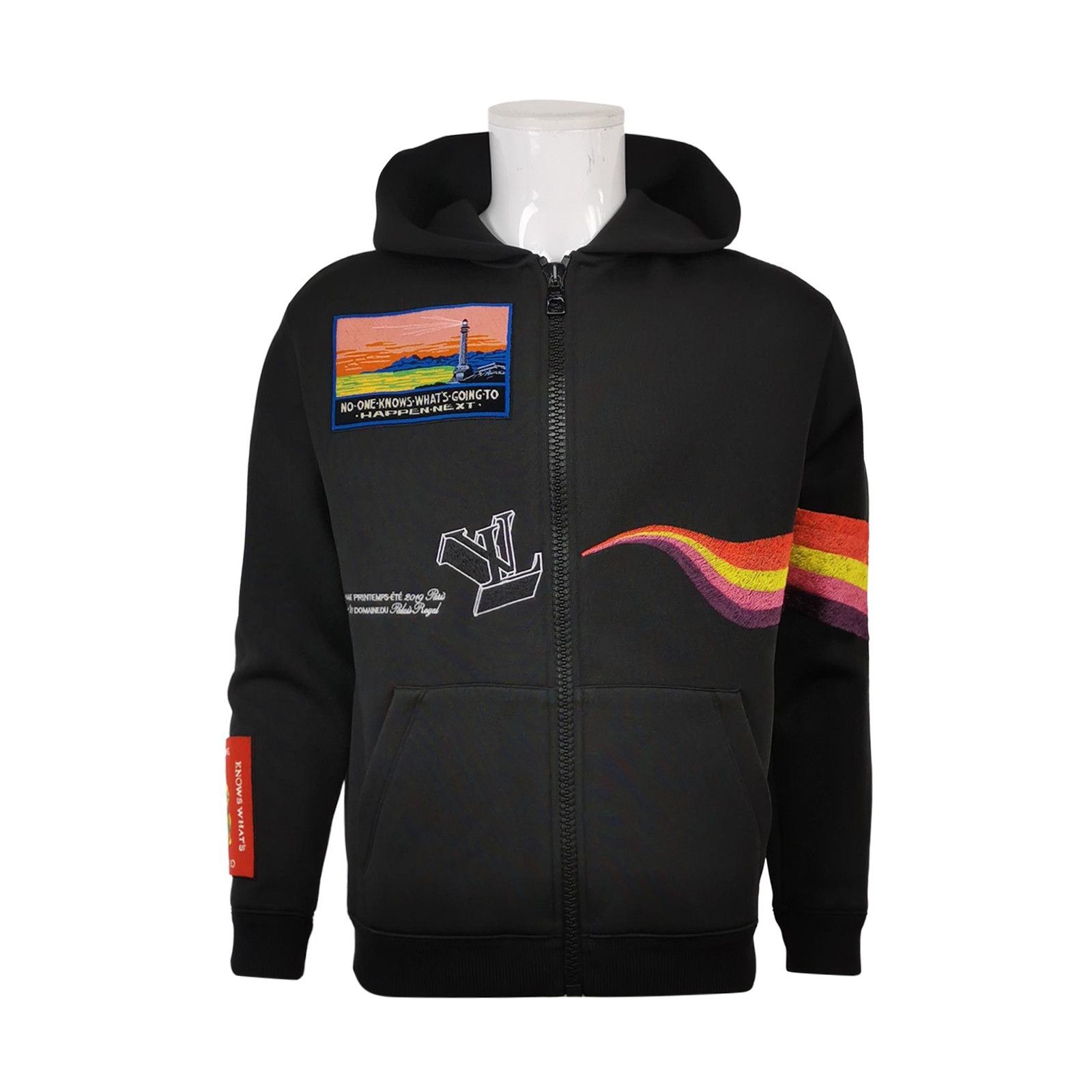 Louis Vuitton Louis Vuitton Graphic Patch Zip Hoodie S Size US S / EU 44-46 / 1 - 2 Thumbnail