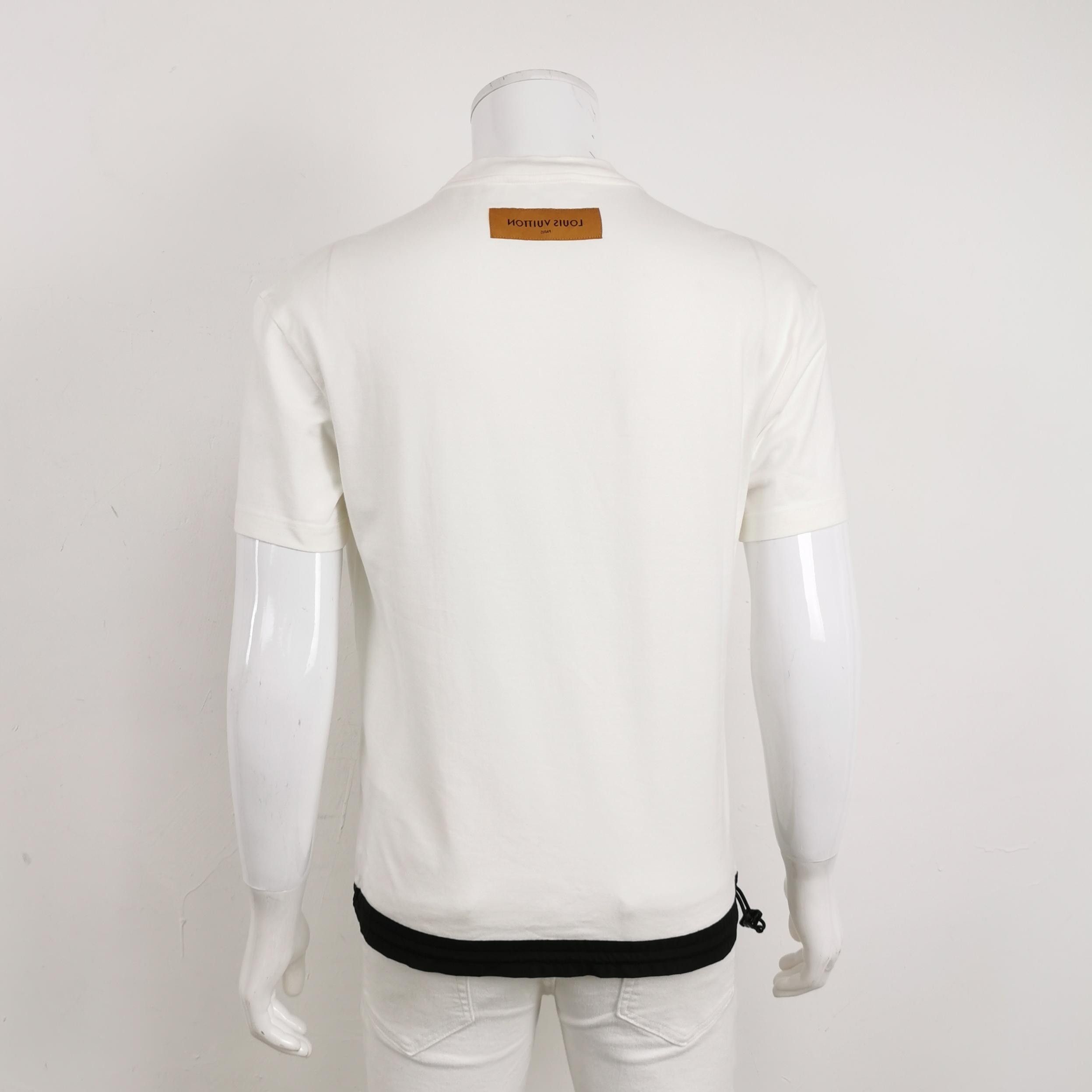 Louis Vuitton Louis Vuitton White Short-Sleeve Patch T-Shirt Size US M / EU 48-50 / 2 - 4 Thumbnail
