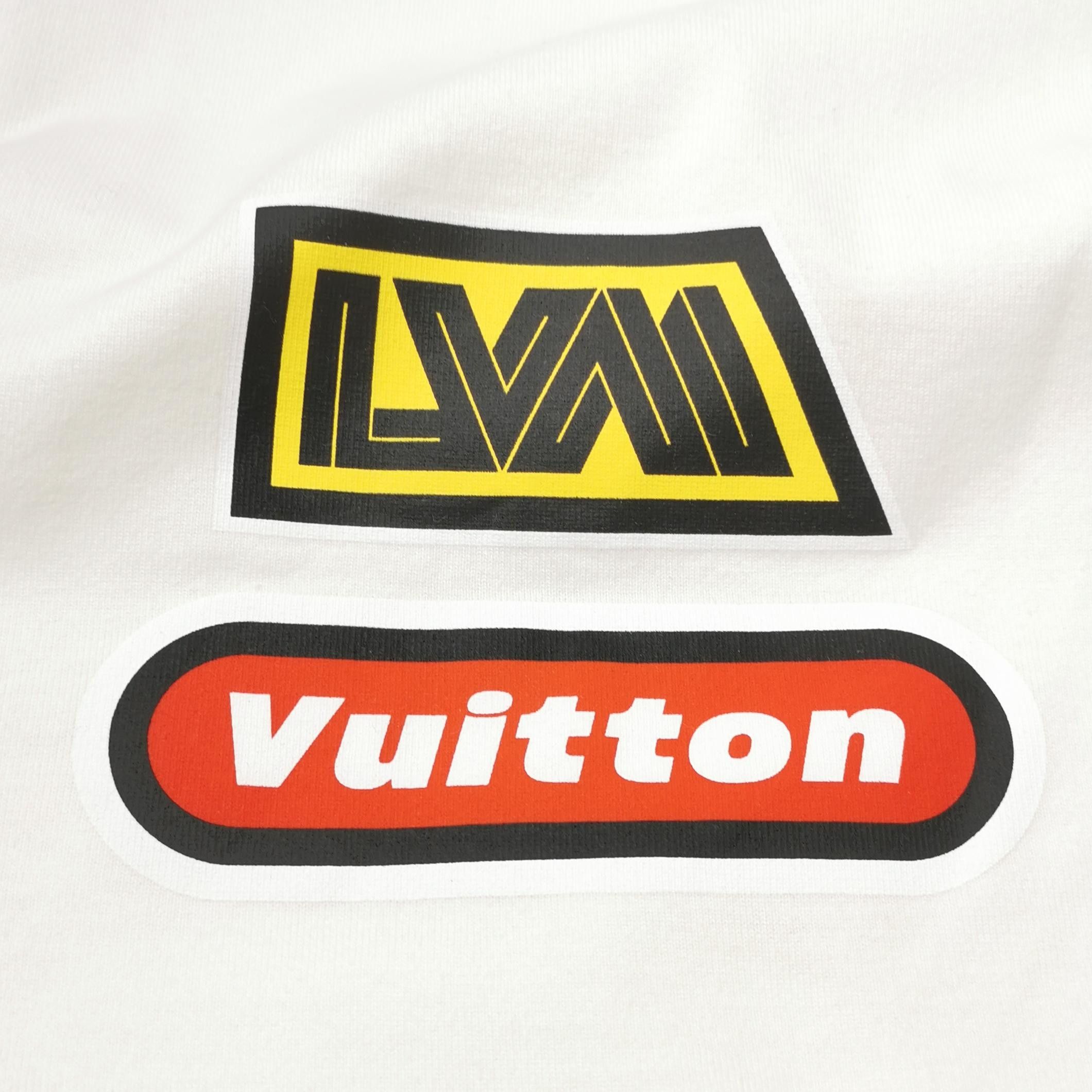 Louis Vuitton Louis Vuitton White Short-Sleeve Patch T-Shirt Size US M / EU 48-50 / 2 - 5 Thumbnail