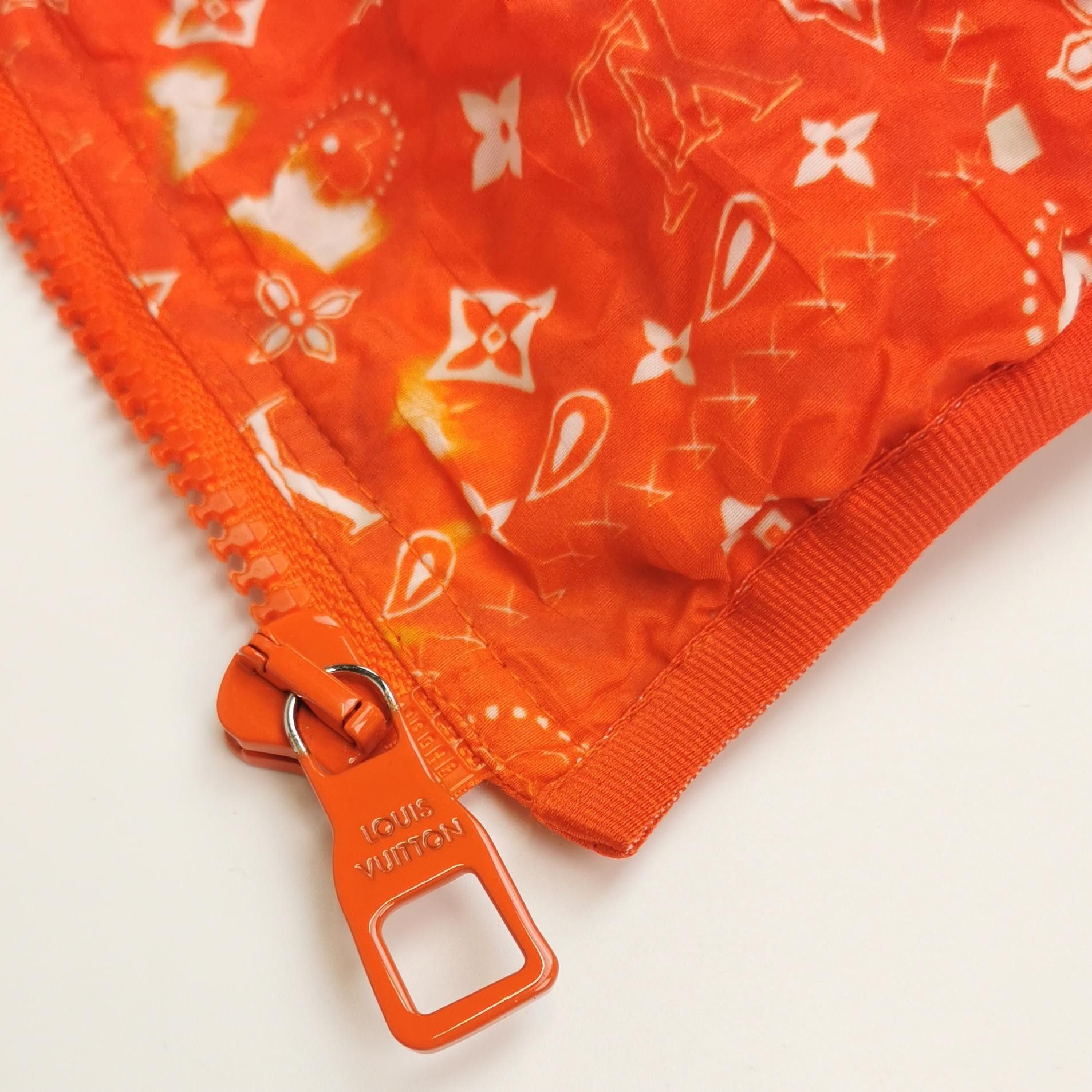 Louis Vuitton Louis Vuitton Orange Monogram Print Hooded Jacket Size US M / EU 48-50 / 2 - 6 Thumbnail