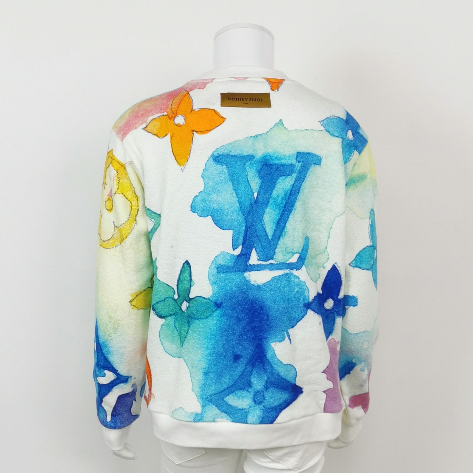 Louis Vuitton Louis Vuitton Colorful Logo Cotton Crewneck Sweatshirt L Size US L / EU 52-54 / 3 - 4 Thumbnail