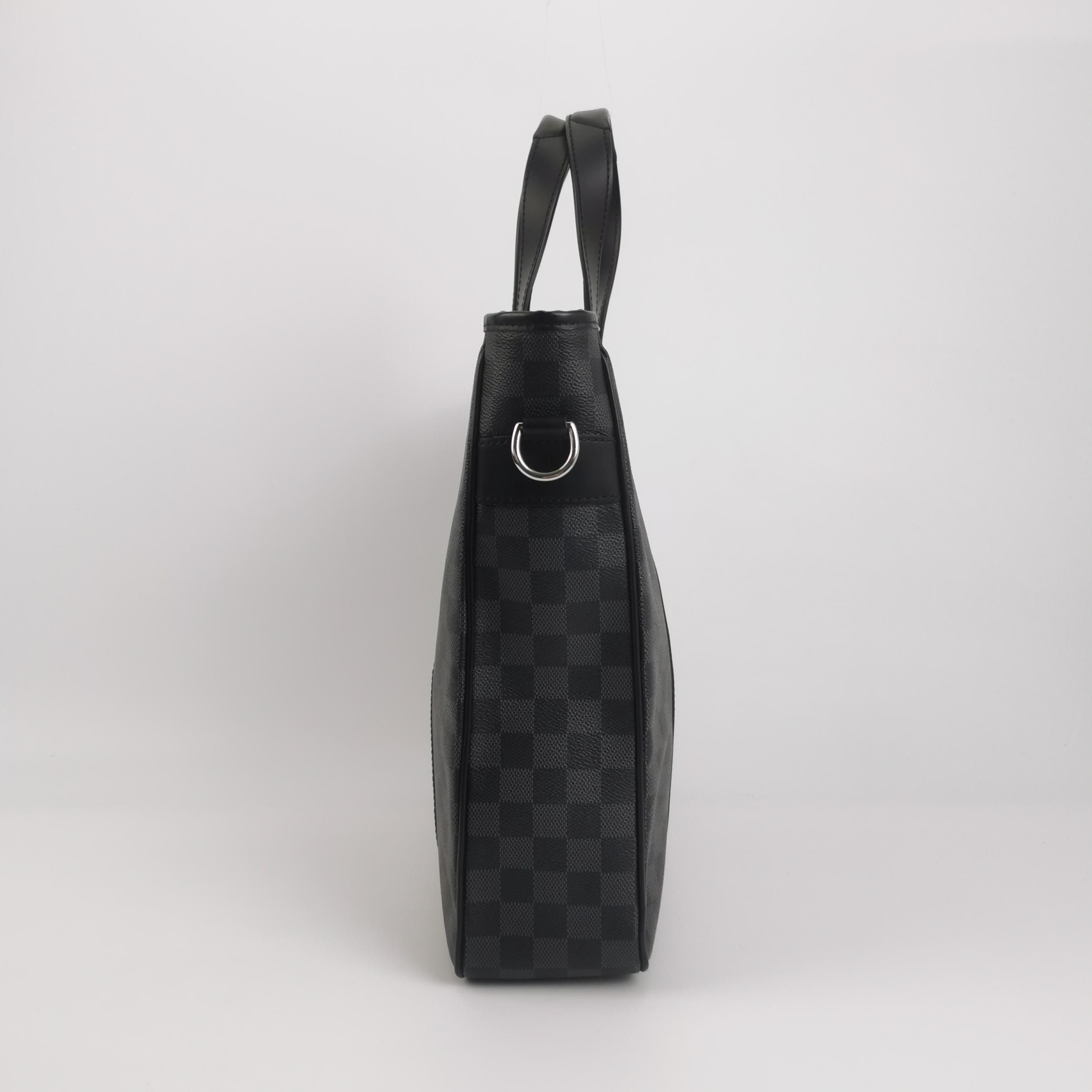 Louis Vuitton Louis Vuitton Damier Graphite Tadao Crossbody Briefcase Size ONE SIZE - 8 Thumbnail