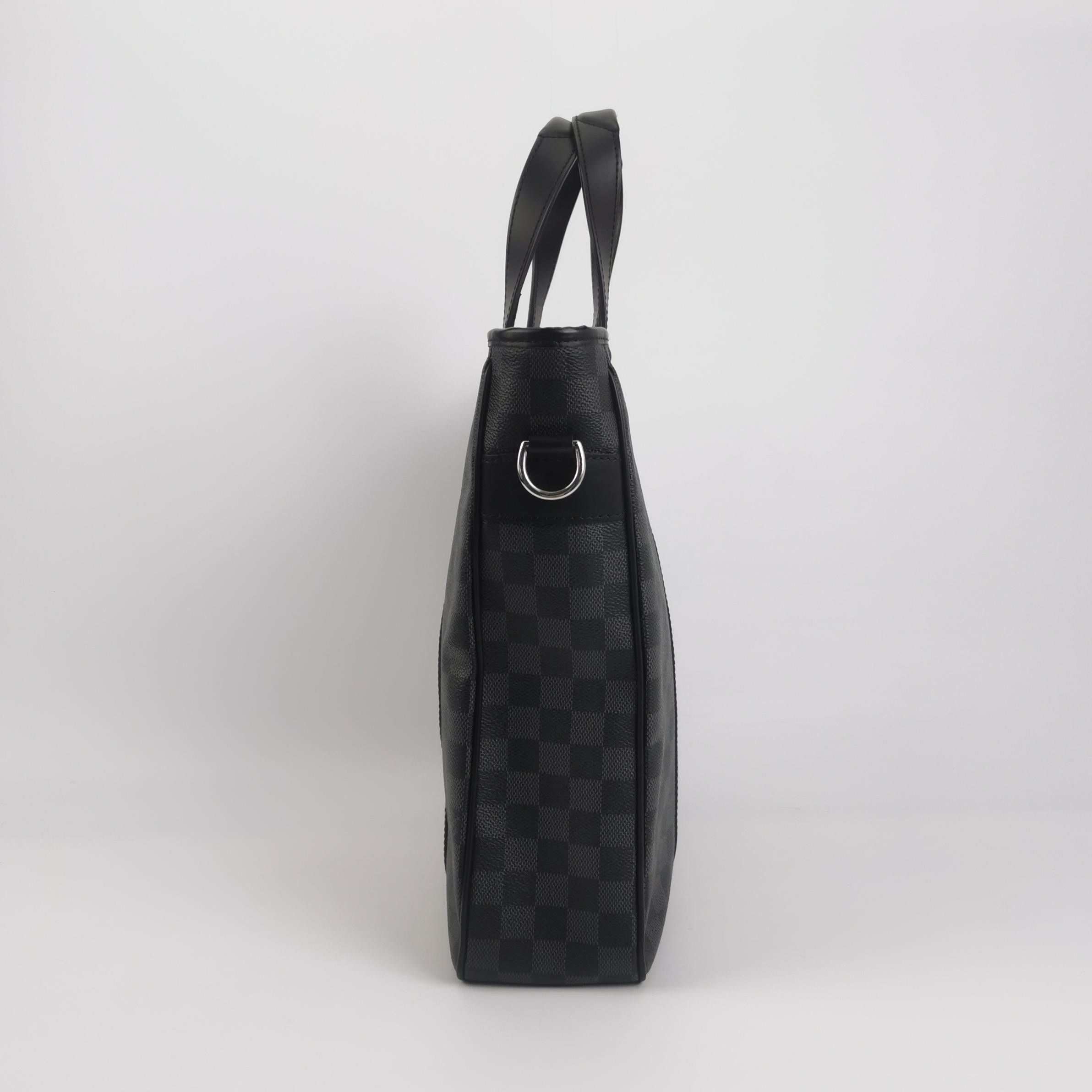 Louis Vuitton Louis Vuitton Damier Graphite Tadao Crossbody Briefcase Size ONE SIZE - 6 Thumbnail