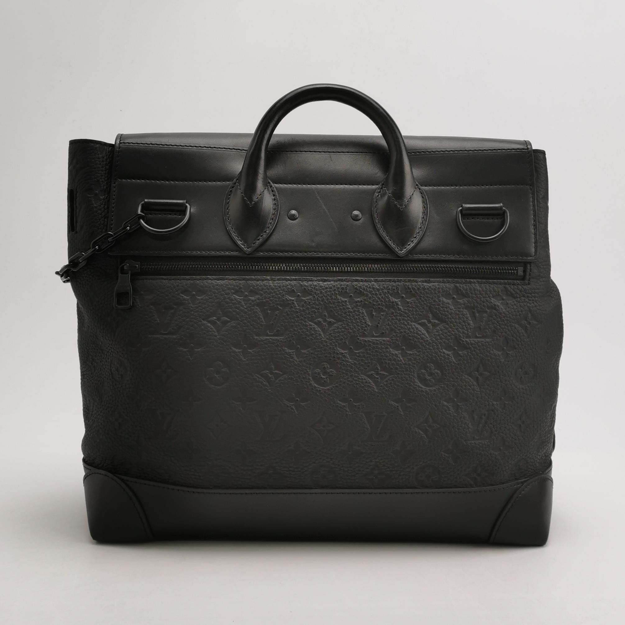 Louis Vuitton Louis Vuitton Steamer Black Embossed Crossbody Bag Size ONE SIZE - 10 Thumbnail