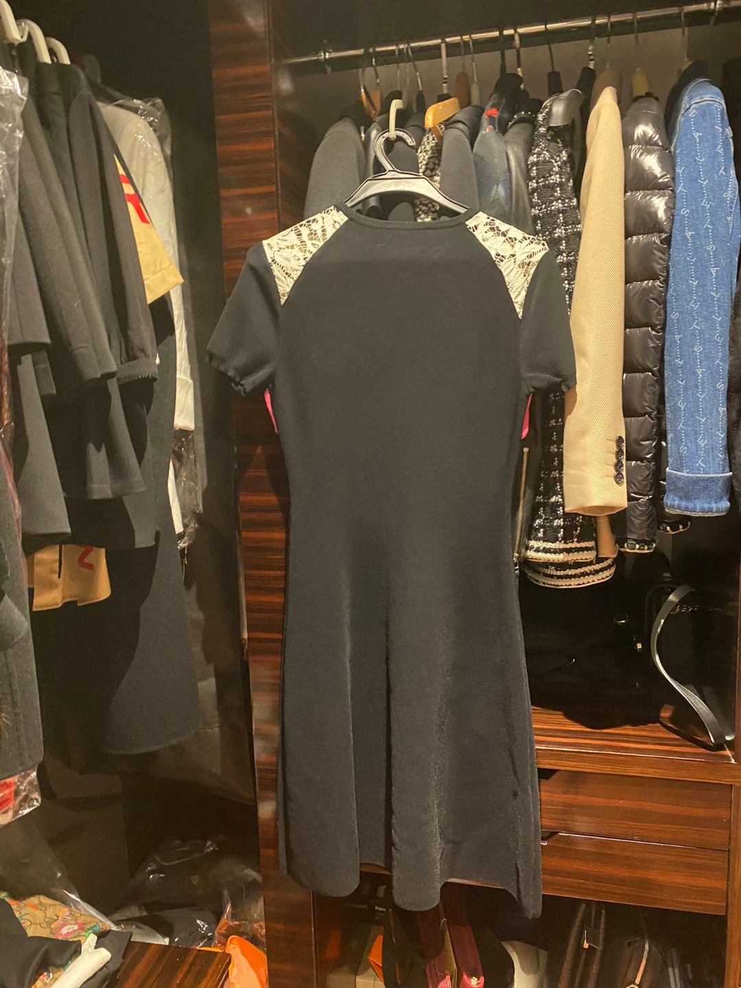 Valentino Valentino Black Short Sleeve Dress Size US S / EU 44-46 / 1 - 2 Thumbnail