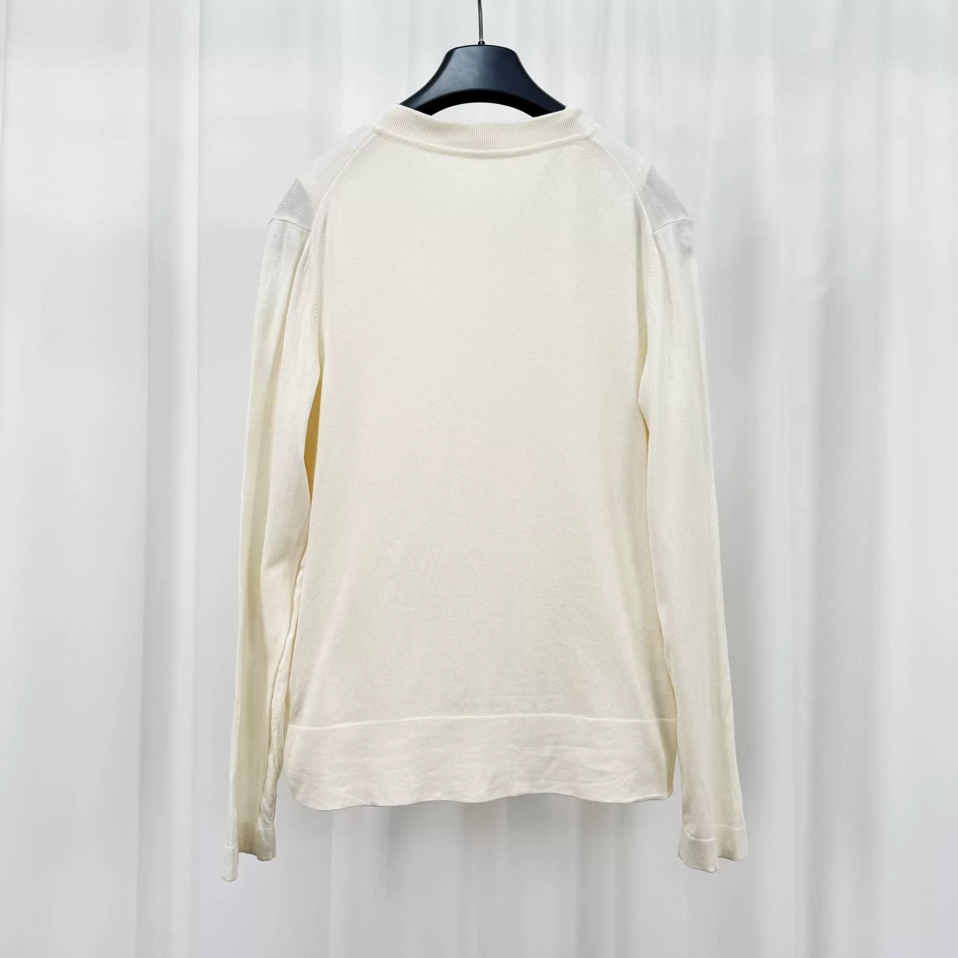 Hermes Hermes Cream Cashmere Knit Long Sleeve Size US M / EU 48-50 / 2 - 2 Thumbnail