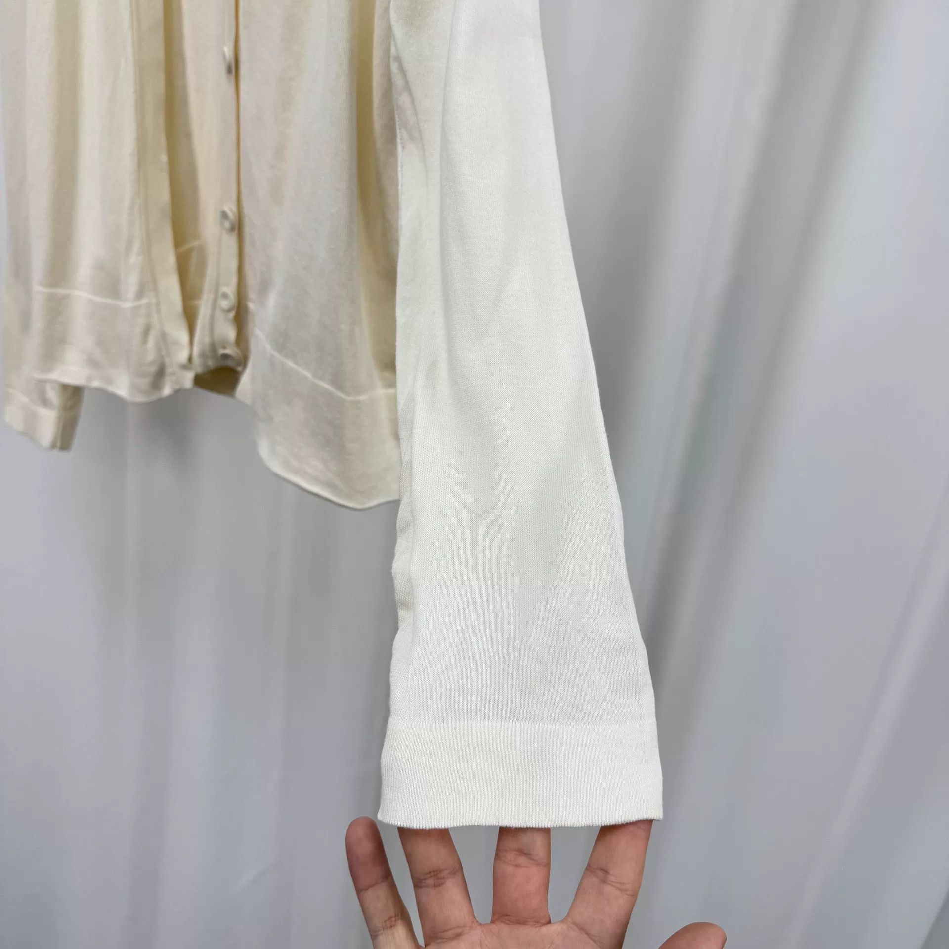 Hermes Hermes Cream Cashmere Knit Long Sleeve Size US M / EU 48-50 / 2 - 4 Thumbnail