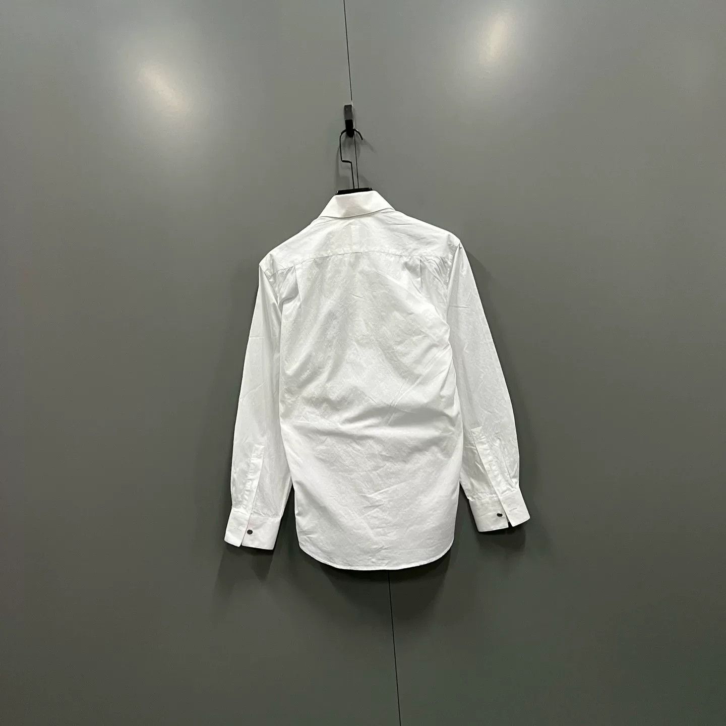 Hermes HERMES White H Print Button-Up Shirt Size US M / EU 48-50 / 2 - 2 Thumbnail