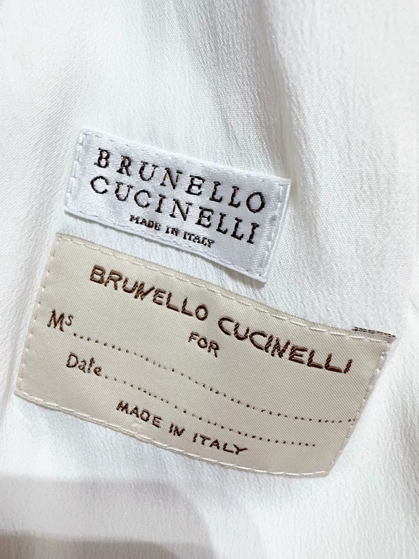 Vintage Brunello Cucinelli White Jacket Size US M / EU 48-50 / 2 - 4 Thumbnail