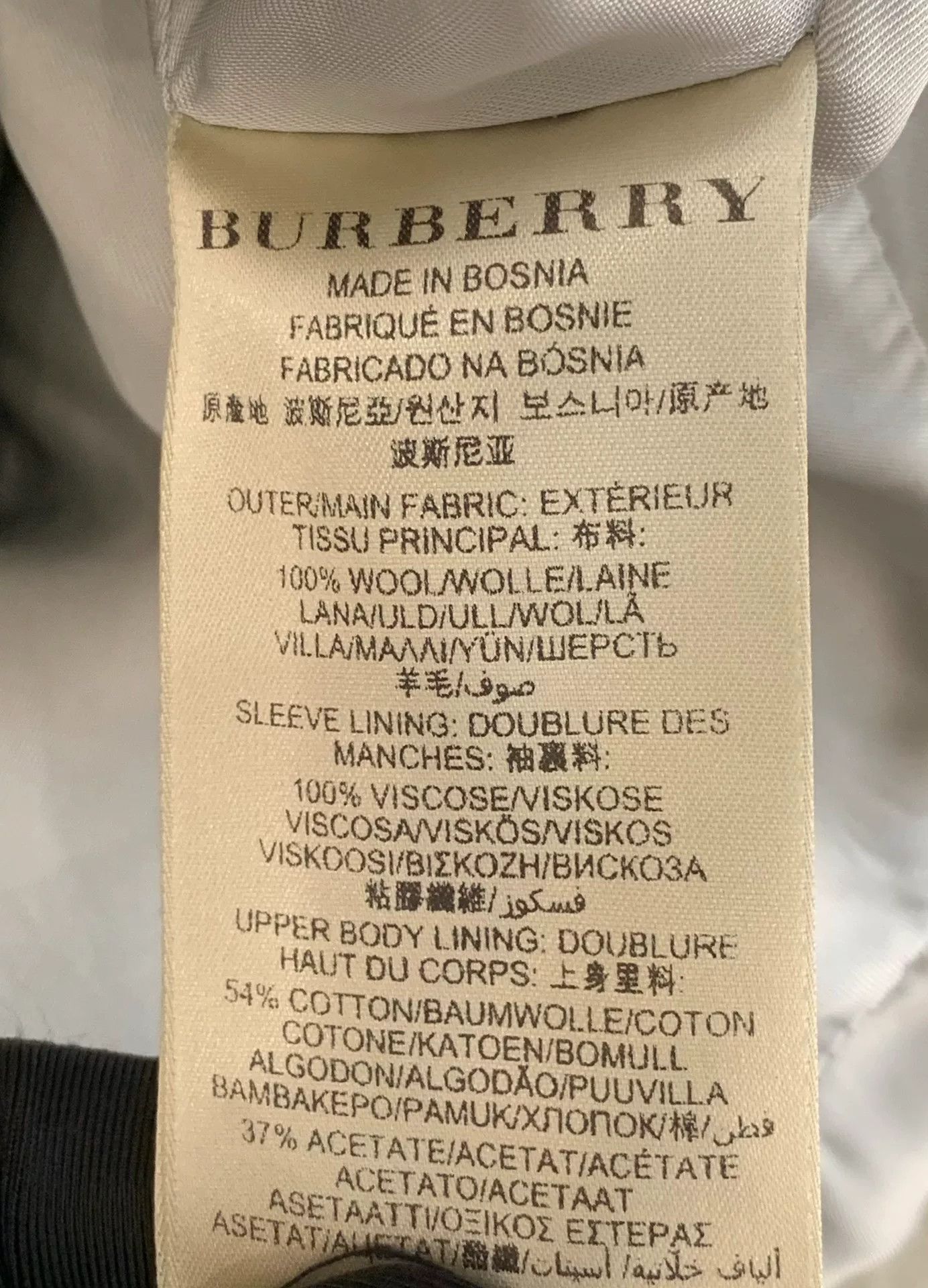 Burberry Burberry Classic Gray Wool Short Trench Coat Size US S / EU 44-46 / 1 - 7 Thumbnail