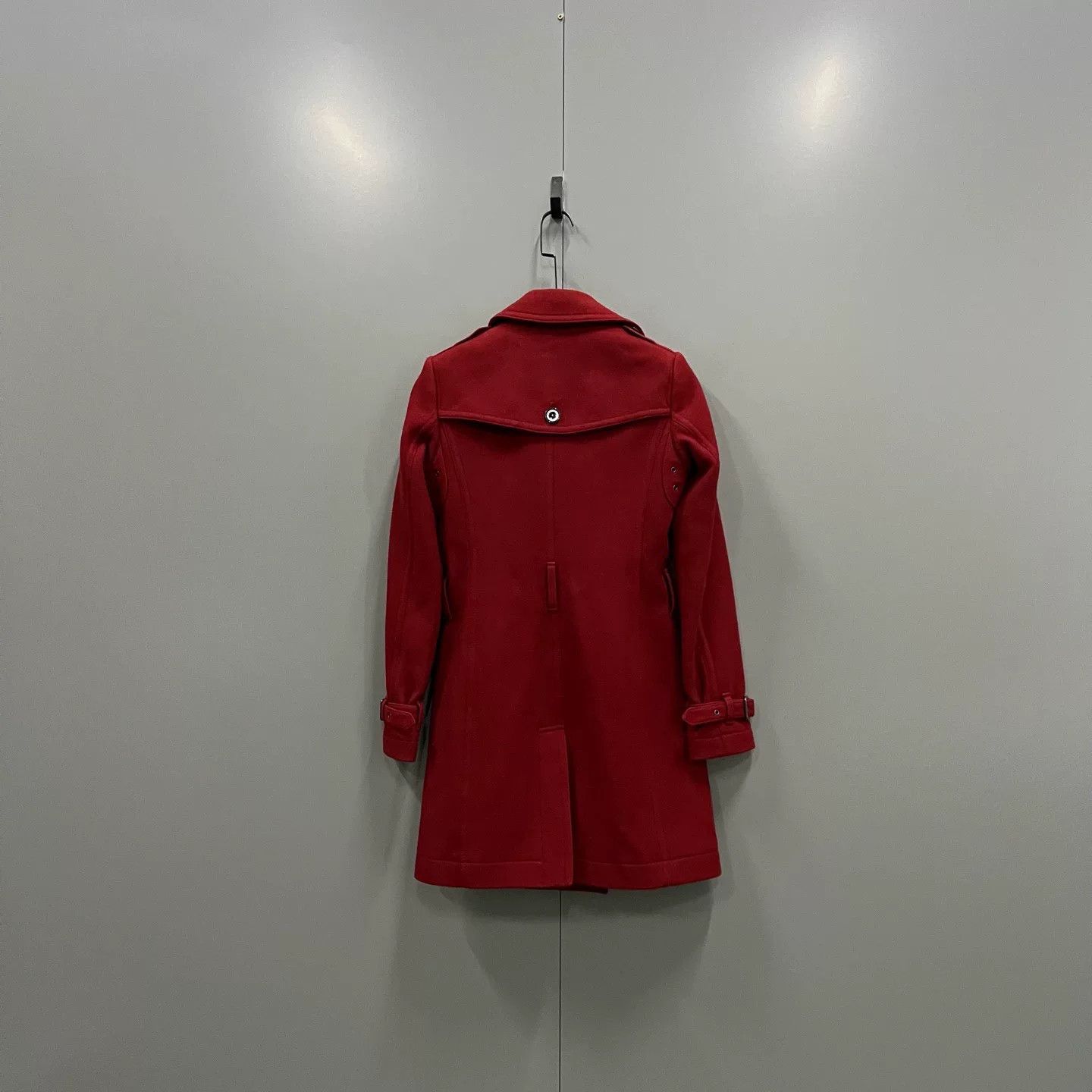 Burberry Burberry Red Double-Breasted Coat Size US XS / EU 42 / 0 - 2 Thumbnail