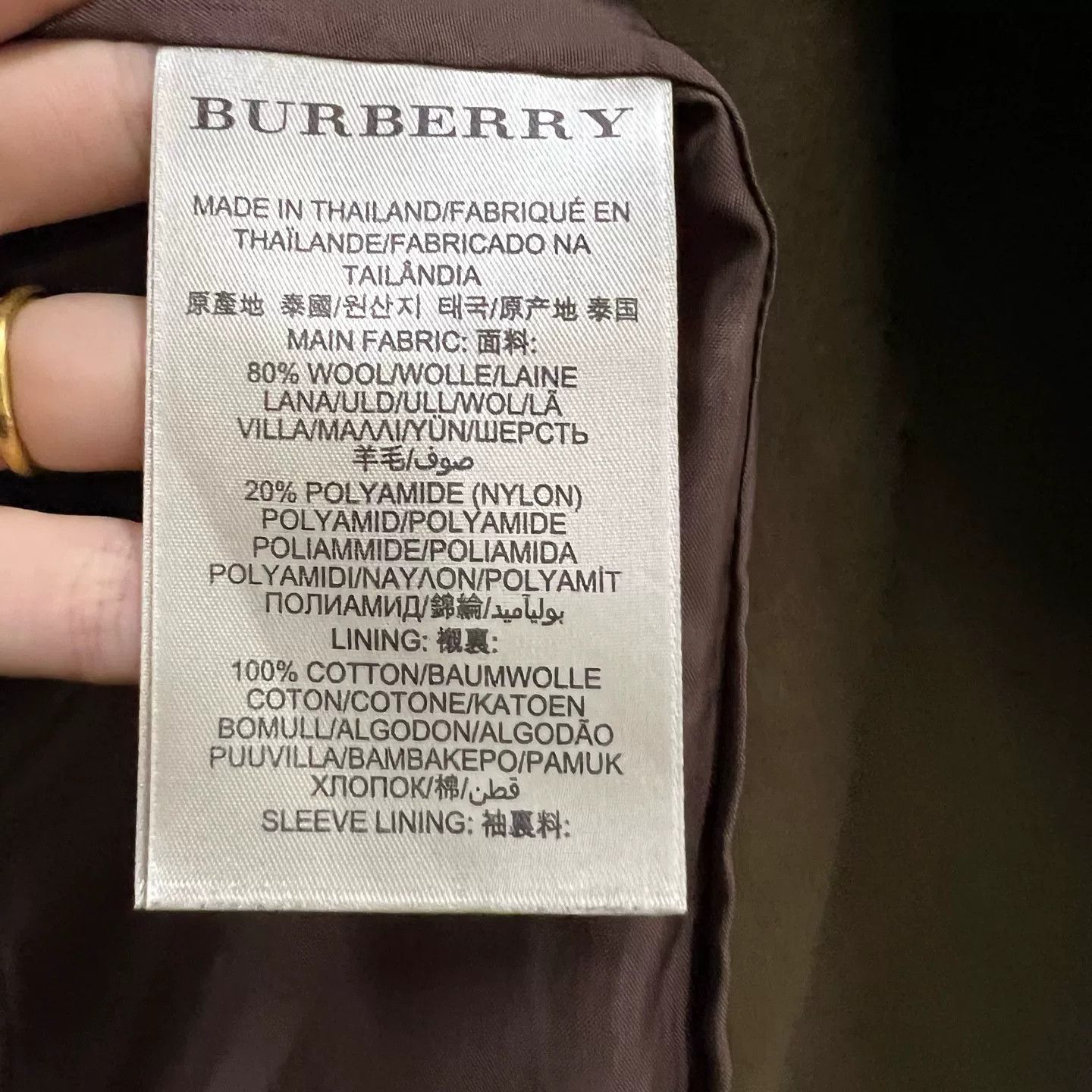 Burberry Burberry Brown Double-Breasted Coat Size US XS / EU 42 / 0 - 5 Thumbnail